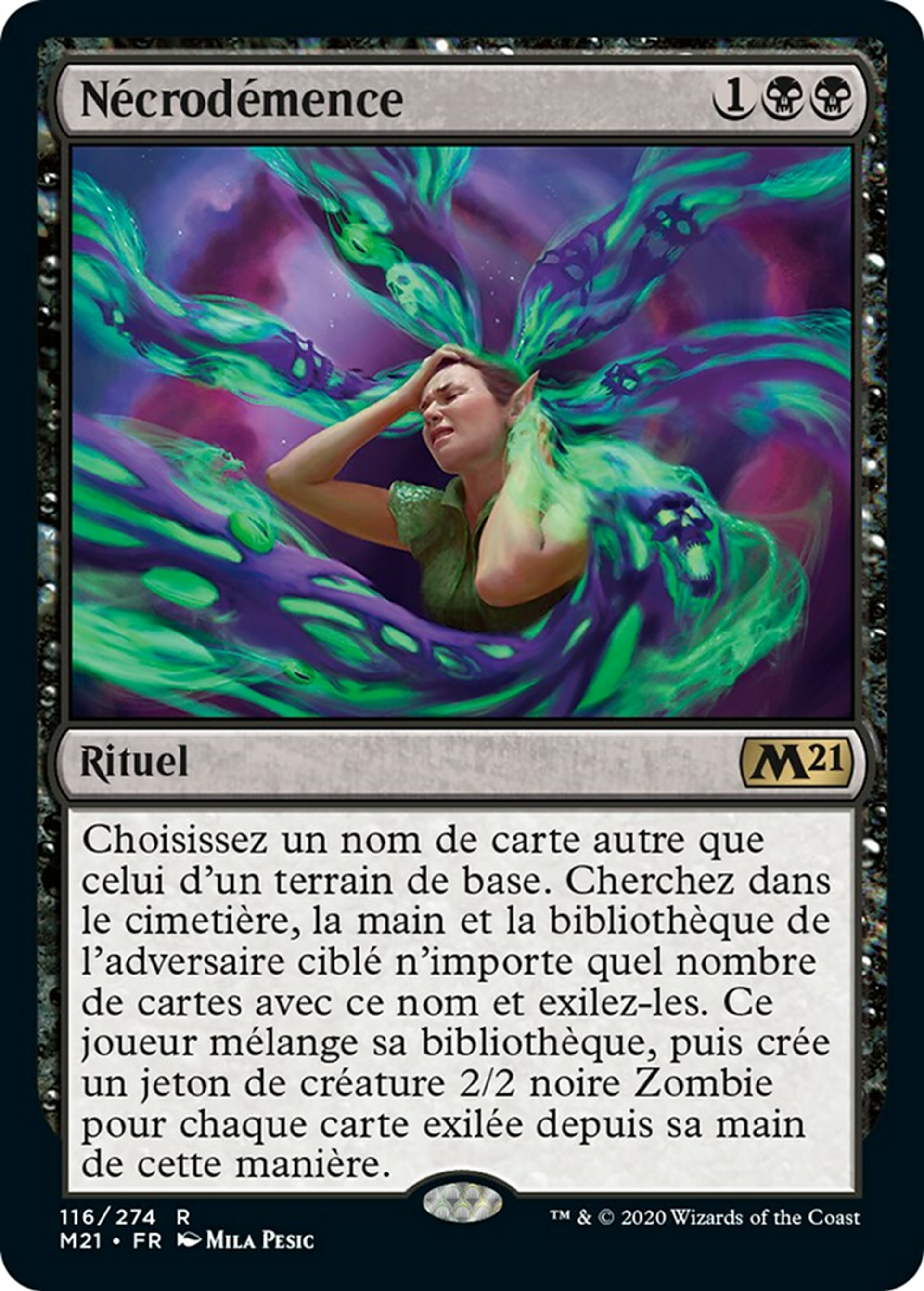Nécrodémence — Core Set 2021 — Magic: The Gathering