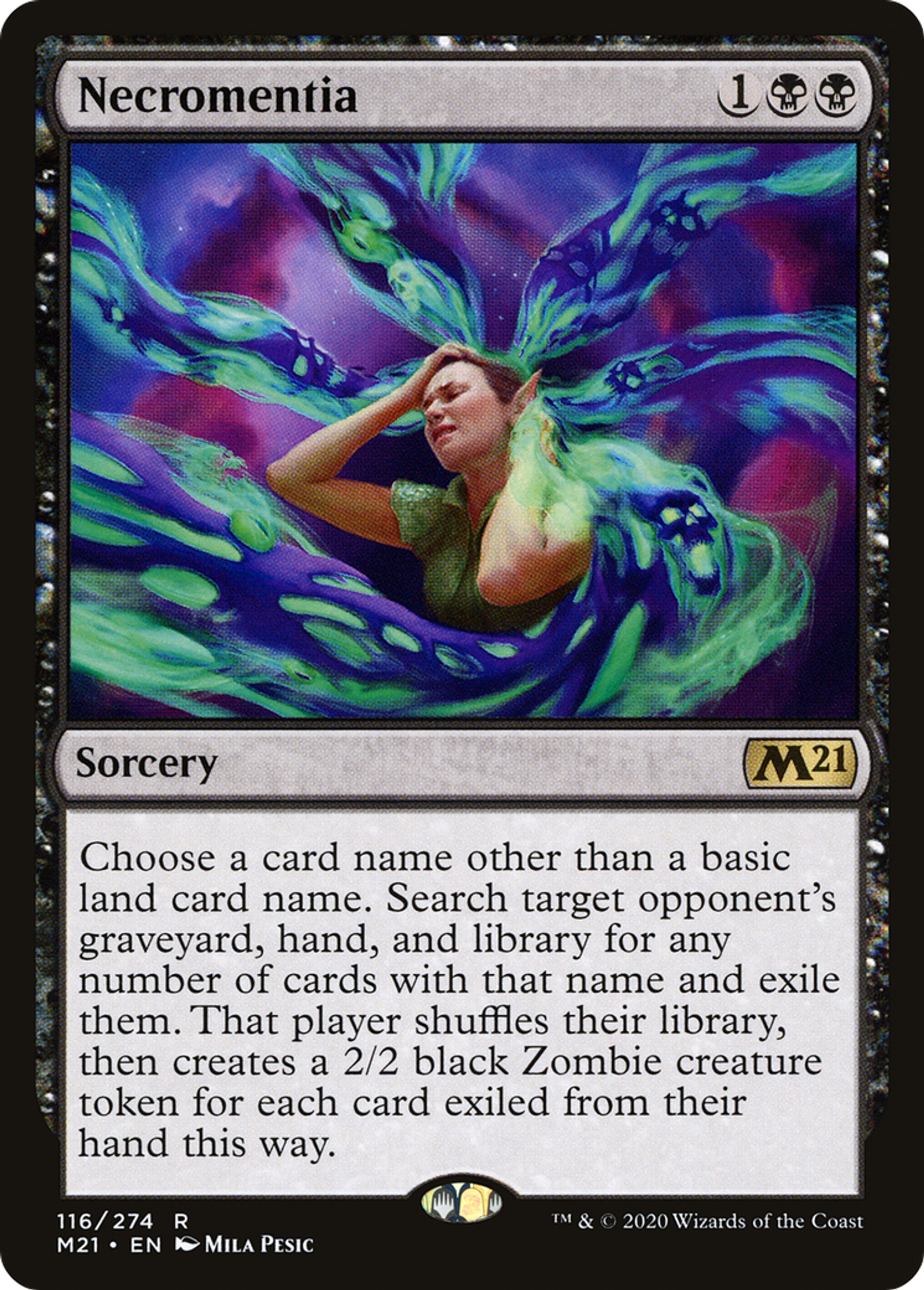 Necromentia — Core Set 2021 — Magic: The Gathering
