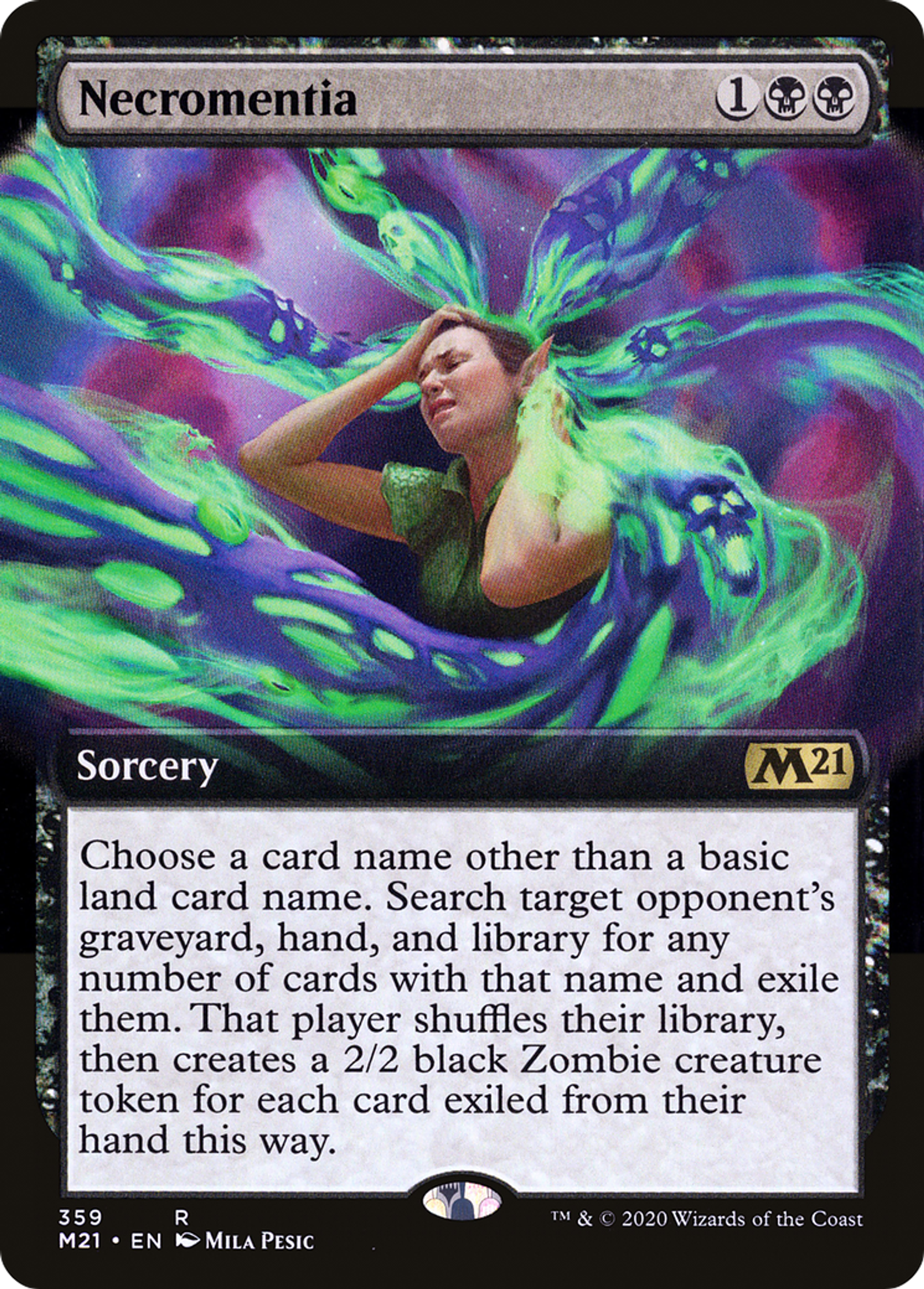 Nécrodémence — Core Set 2021 — Magic: The Gathering
