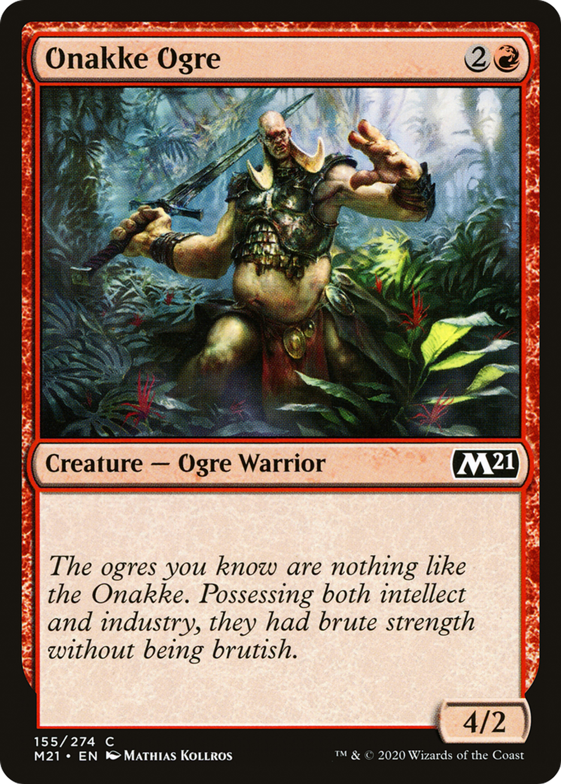 Onakke Ogre — Core Set 2021 — Magic: The Gathering