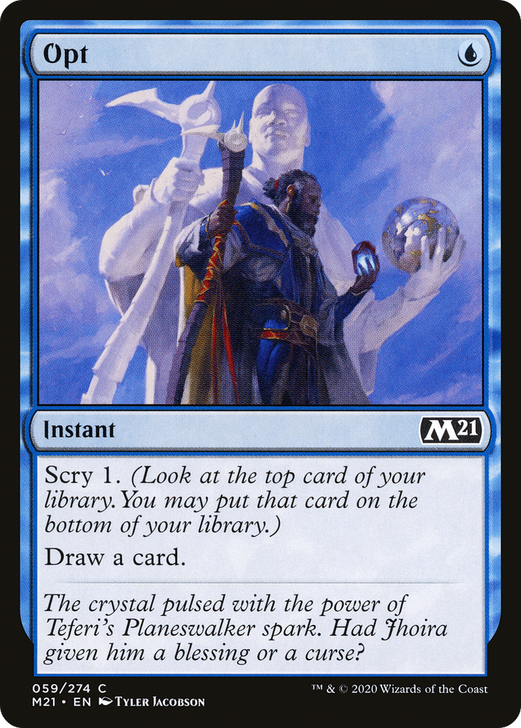 Opt — Core Set 2021 — Magic: The Gathering