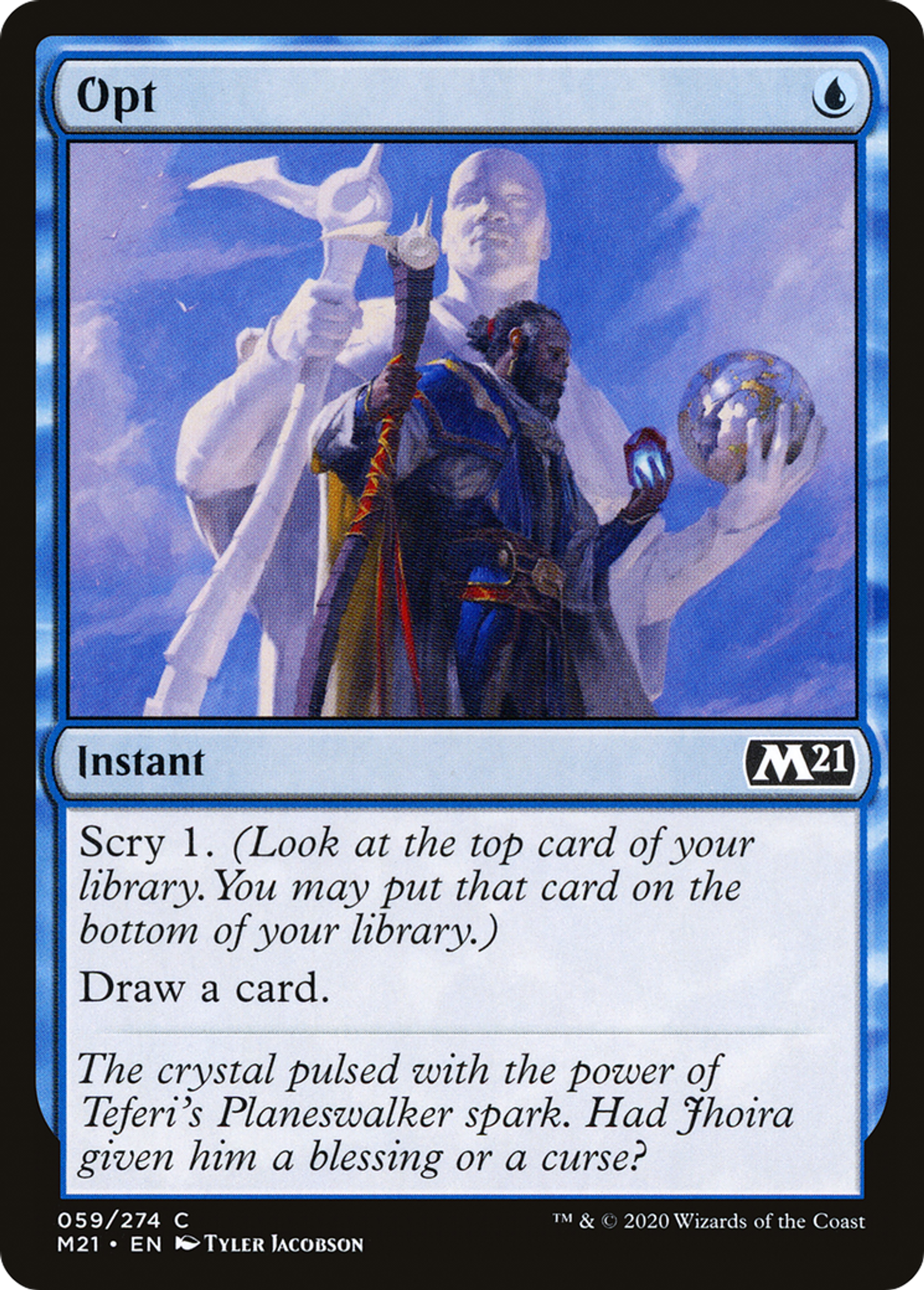 Opt — Core Set 2021 — Magic: The Gathering