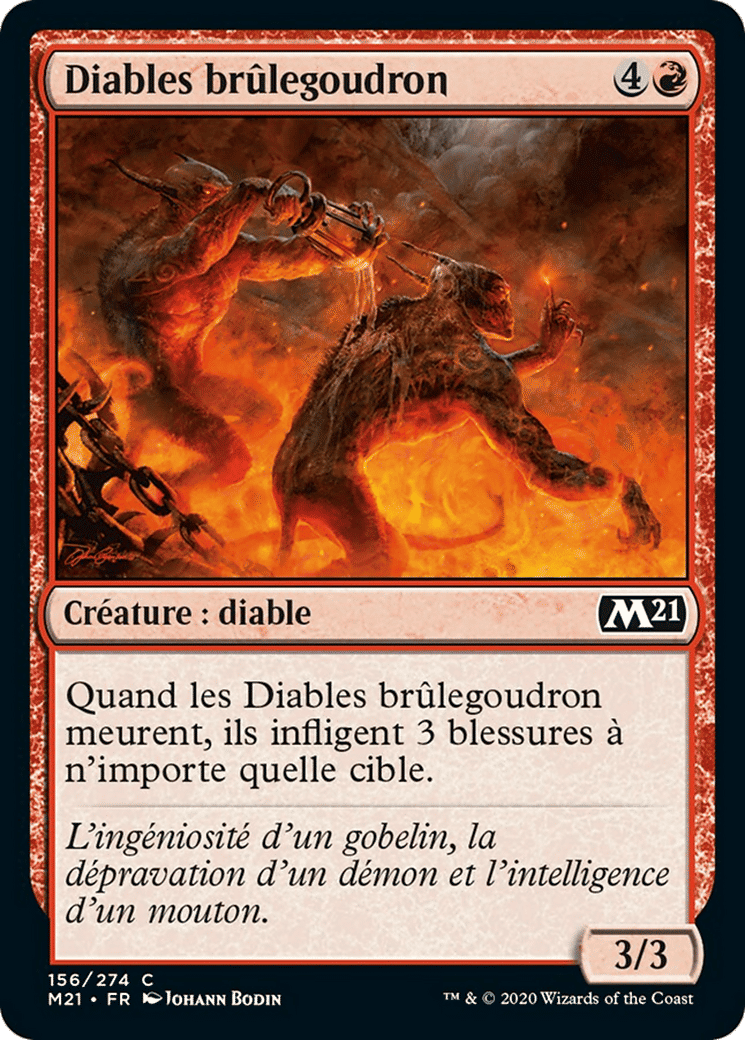 Diables brûlegoudron — Core Set 2021 — Magic: The Gathering