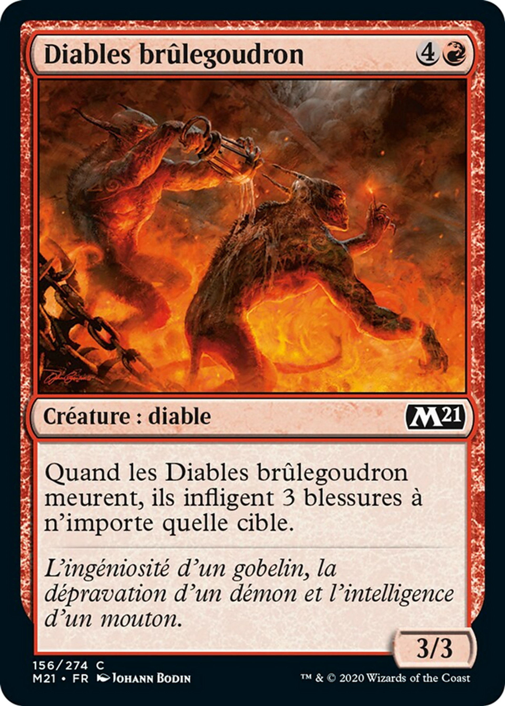 Diables brûlegoudron — Core Set 2021 — Magic: The Gathering