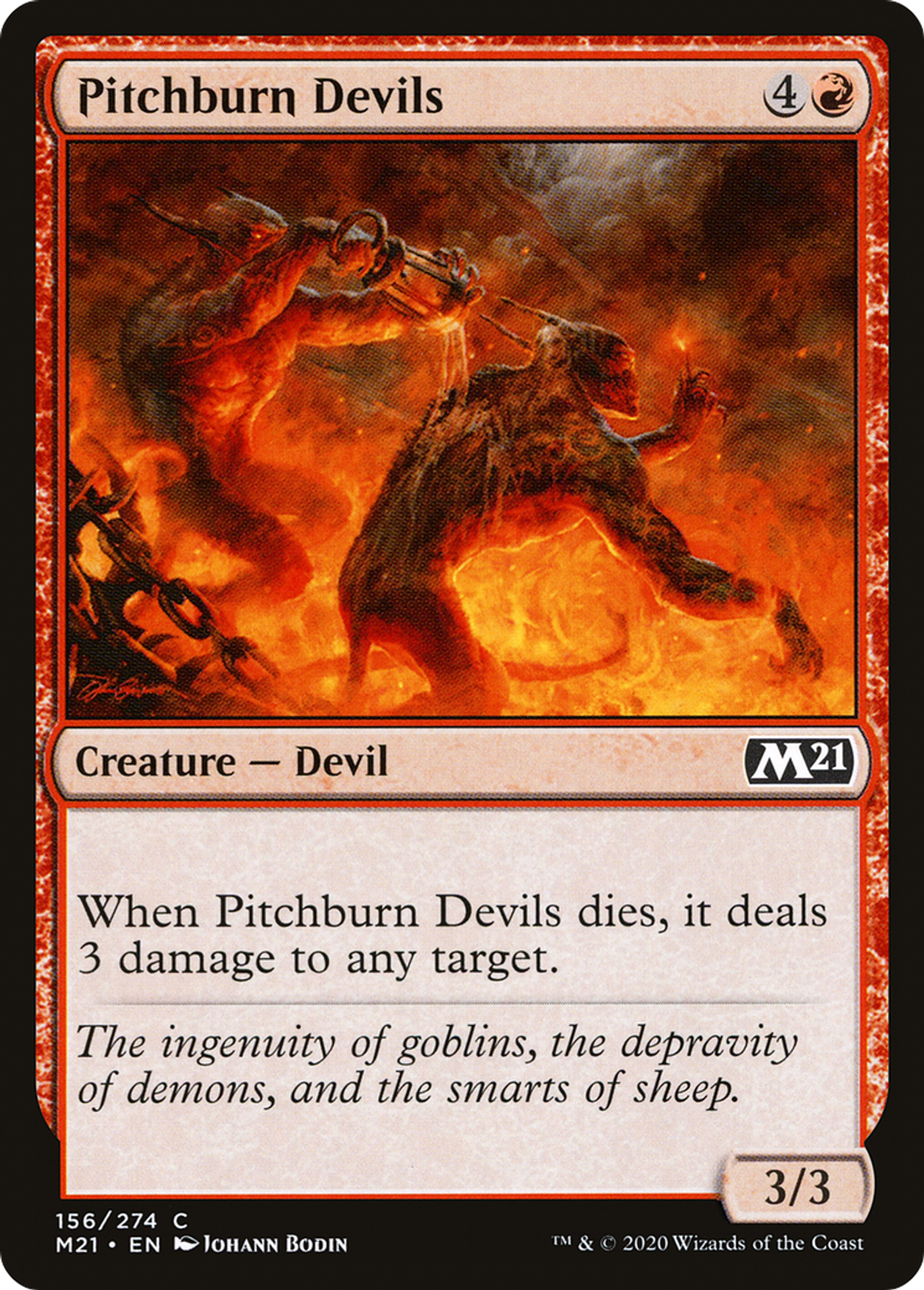 Pitchburn Devils — Core Set 2021 — Magic: The Gathering