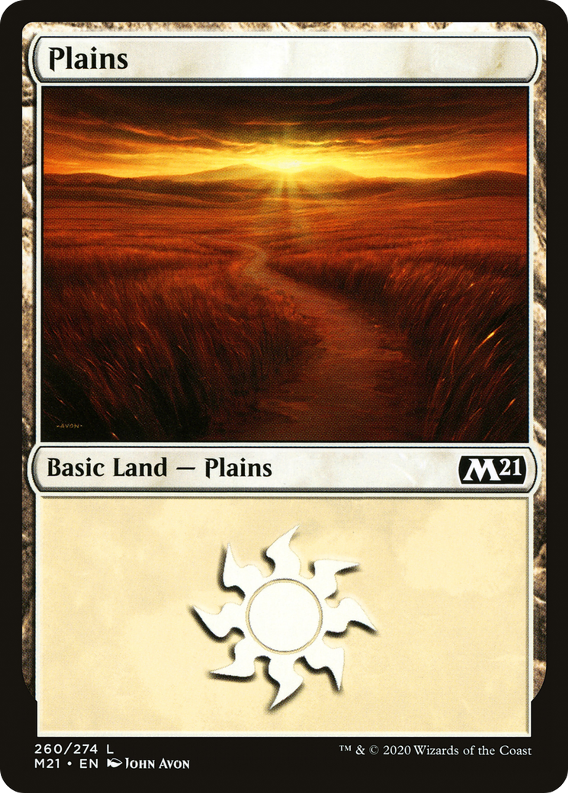 Plains — Core Set 2021 — Magic: The Gathering
