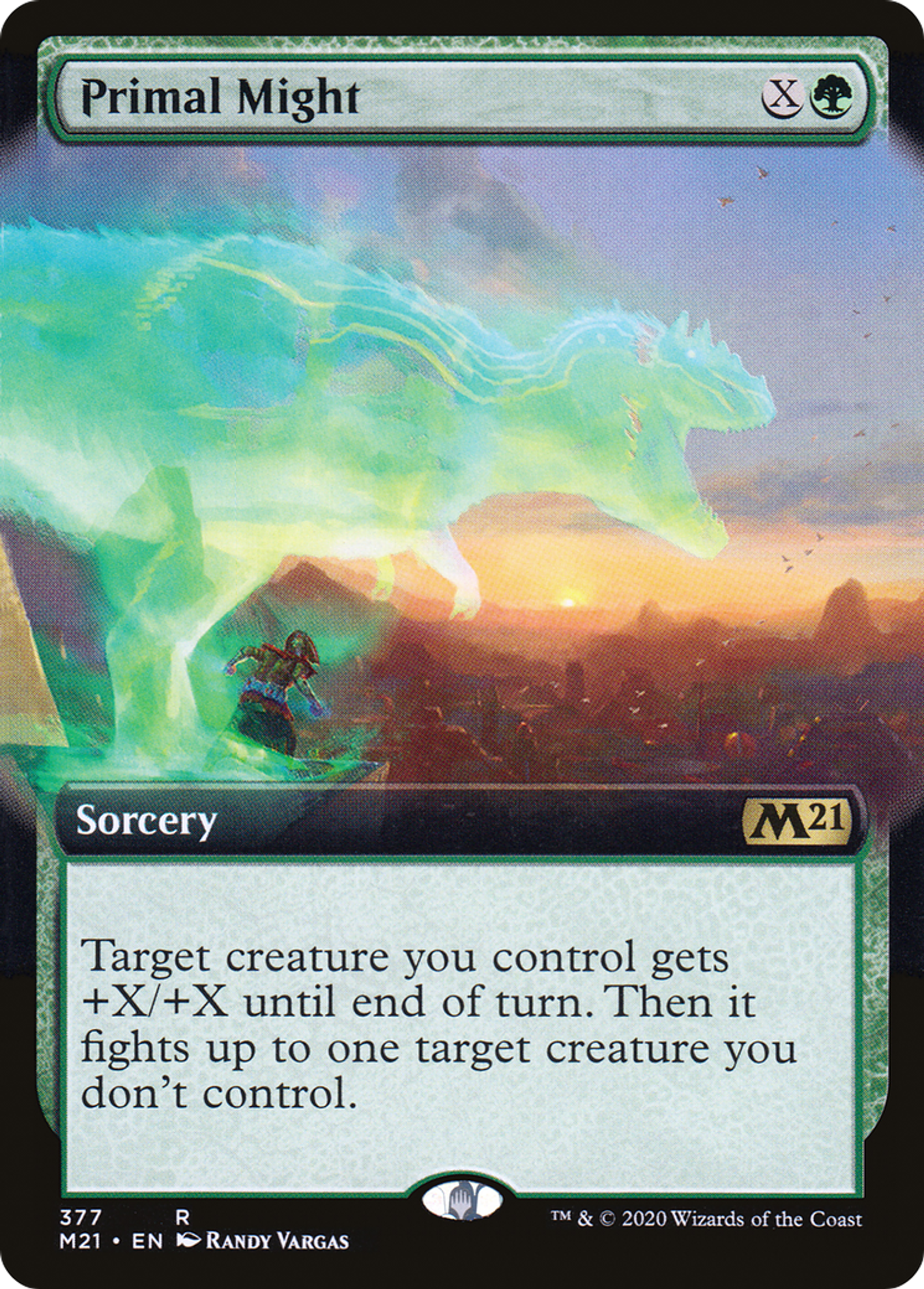 Primal Might — Core Set 2021 — Magic: The Gathering