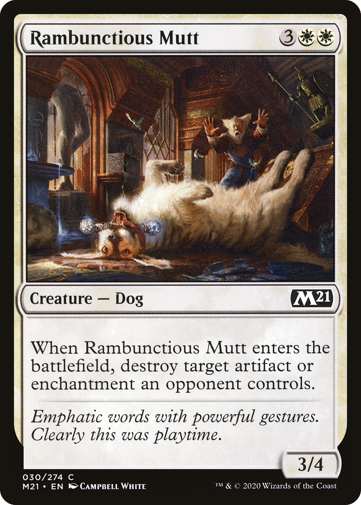 Rambunctious Mutt — Core Set 2021 — Magic: The Gathering