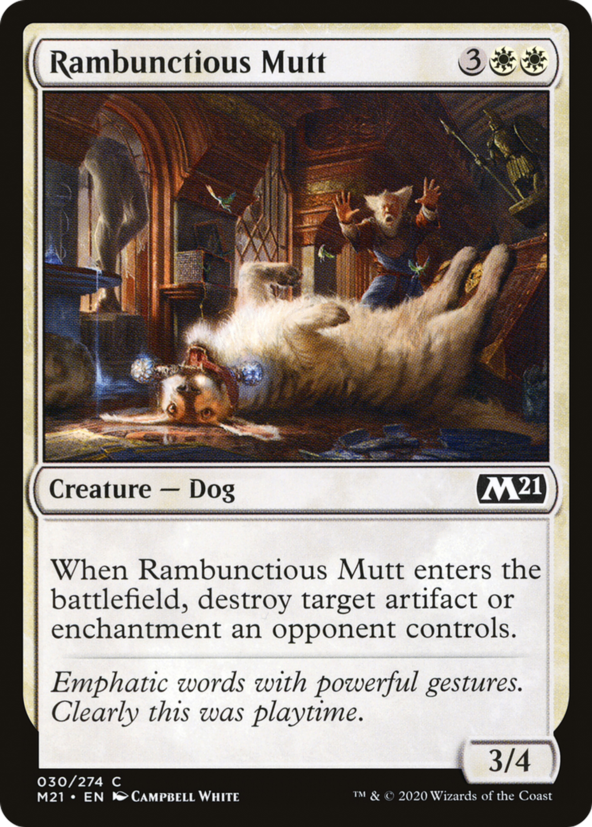 Rambunctious Mutt — Core Set 2021 — Magic: The Gathering