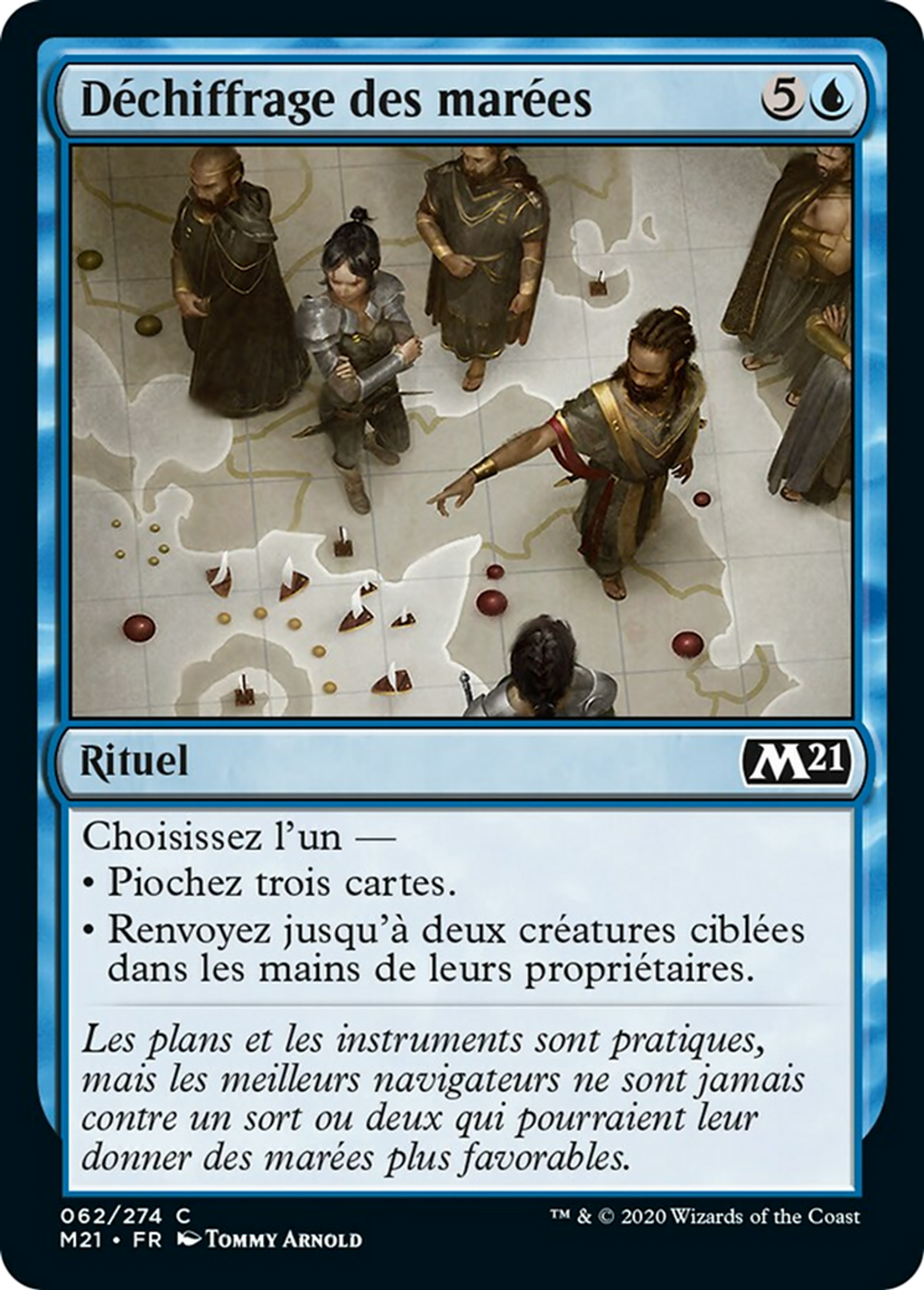 Déchiffrage des marées — Core Set 2021 — Magic: The Gathering