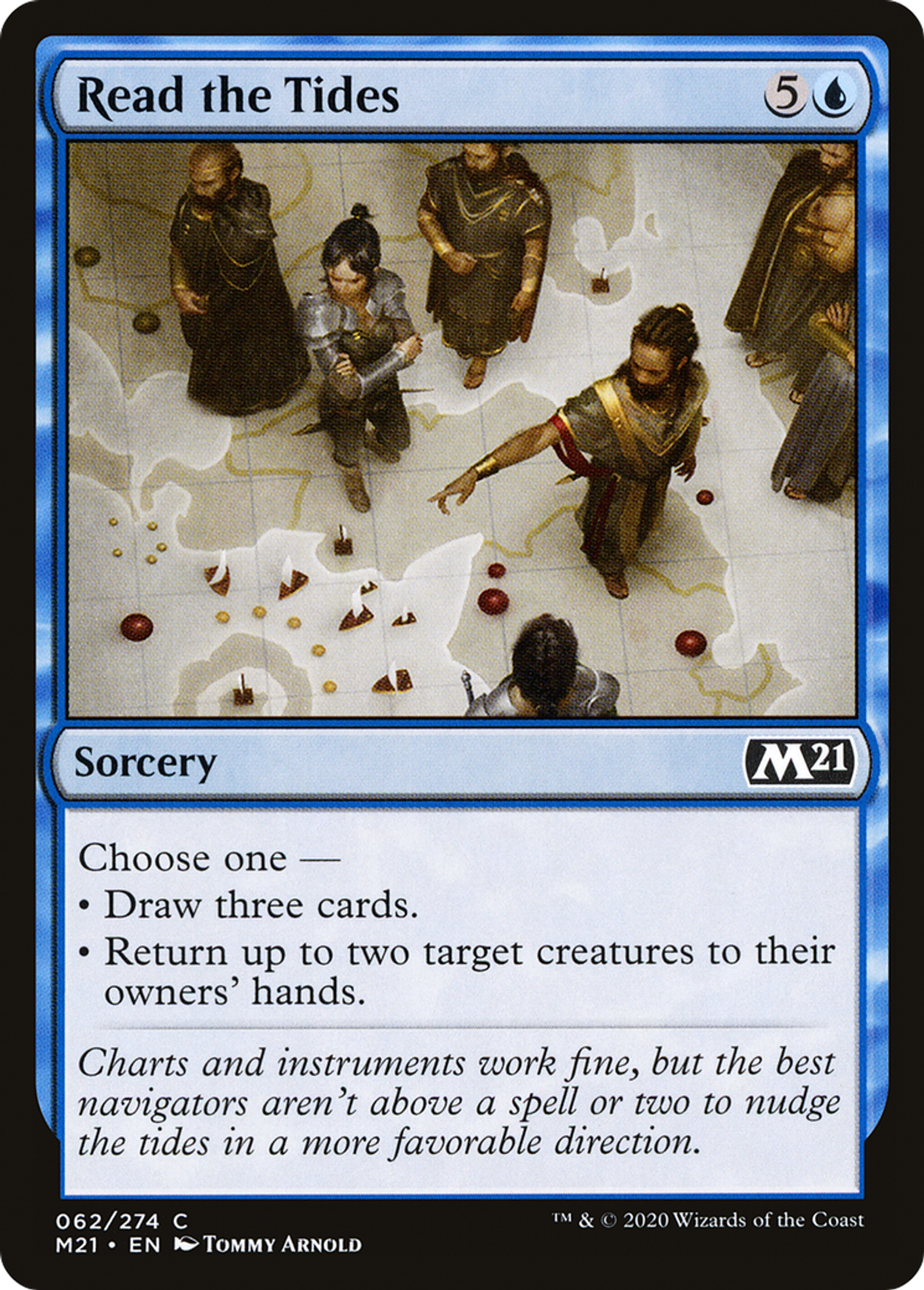 Déchiffrage des marées — Core Set 2021 — Magic: The Gathering