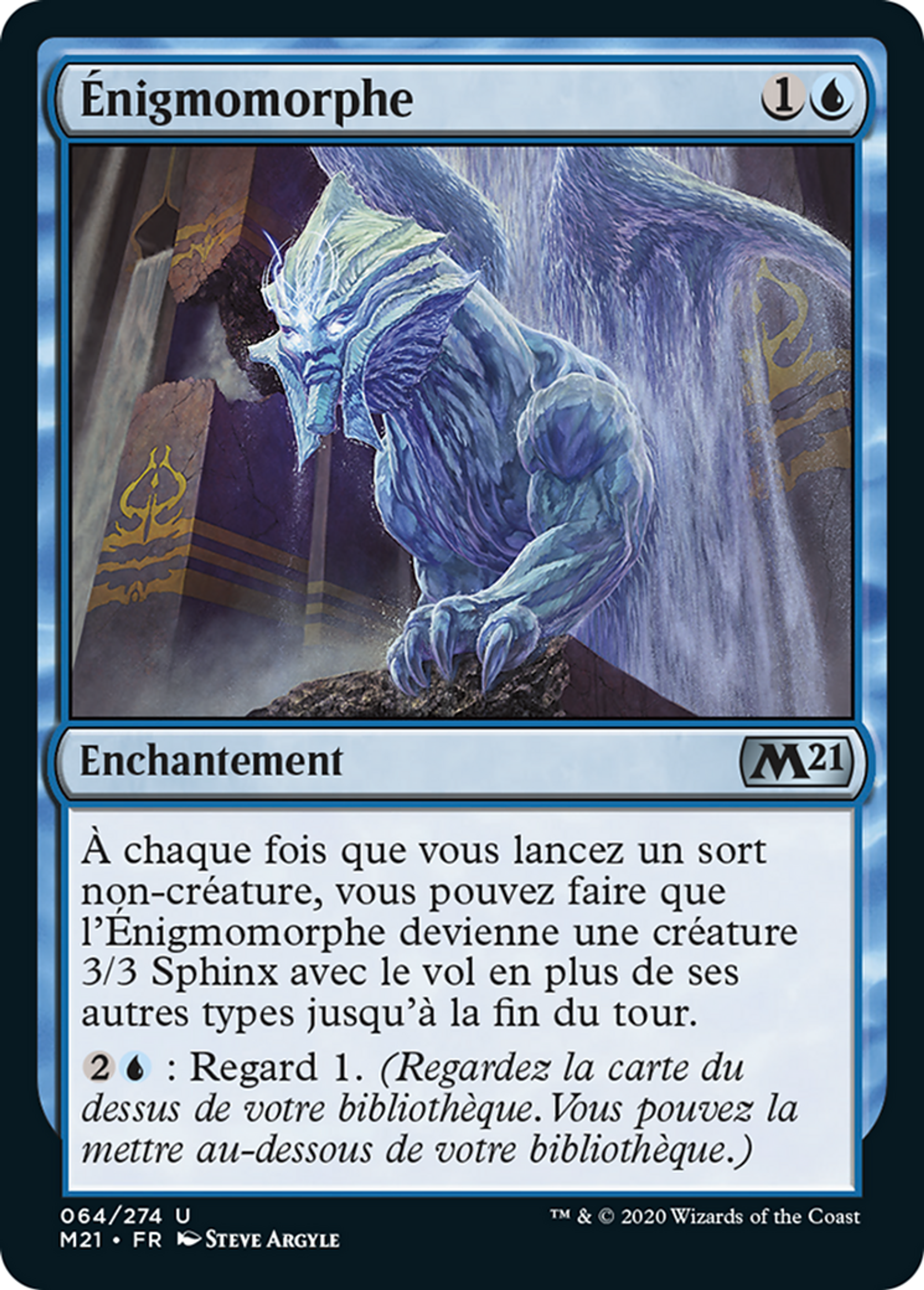 Énigmomorphe — Core Set 2021 — Magic: The Gathering