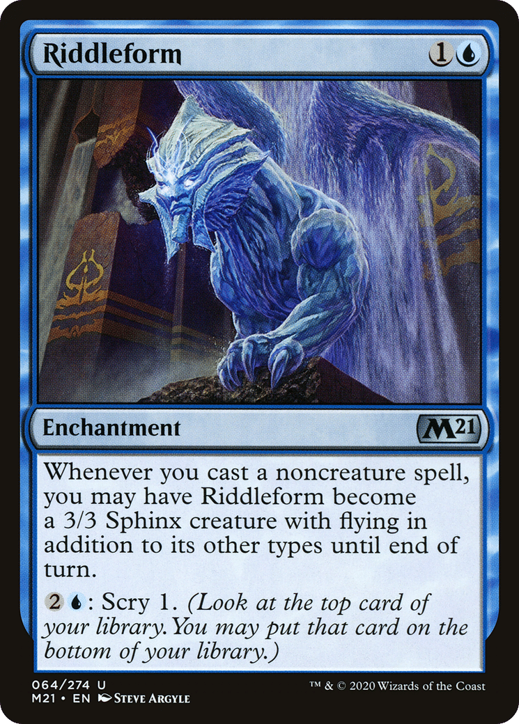 Riddleform — Core Set 2021 — Magic: The Gathering