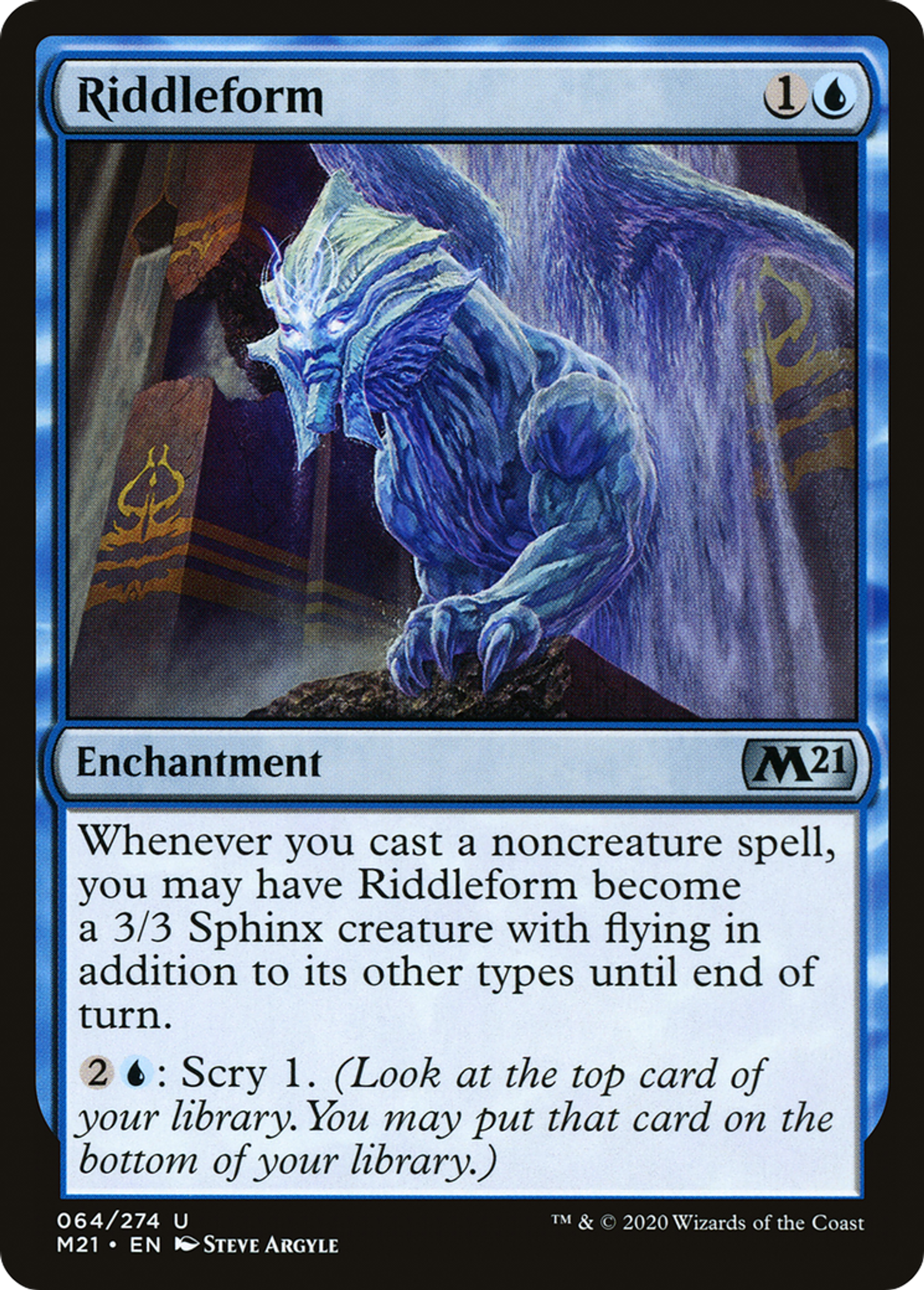 Énigmomorphe — Core Set 2021 — Magic: The Gathering
