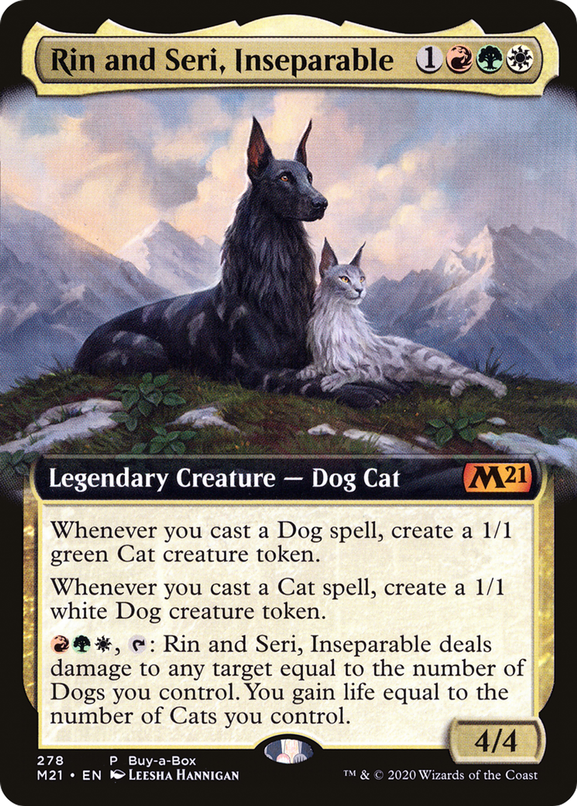 Rin and Seri, Inseparable — Core Set 2021 — Magic: The Gathering