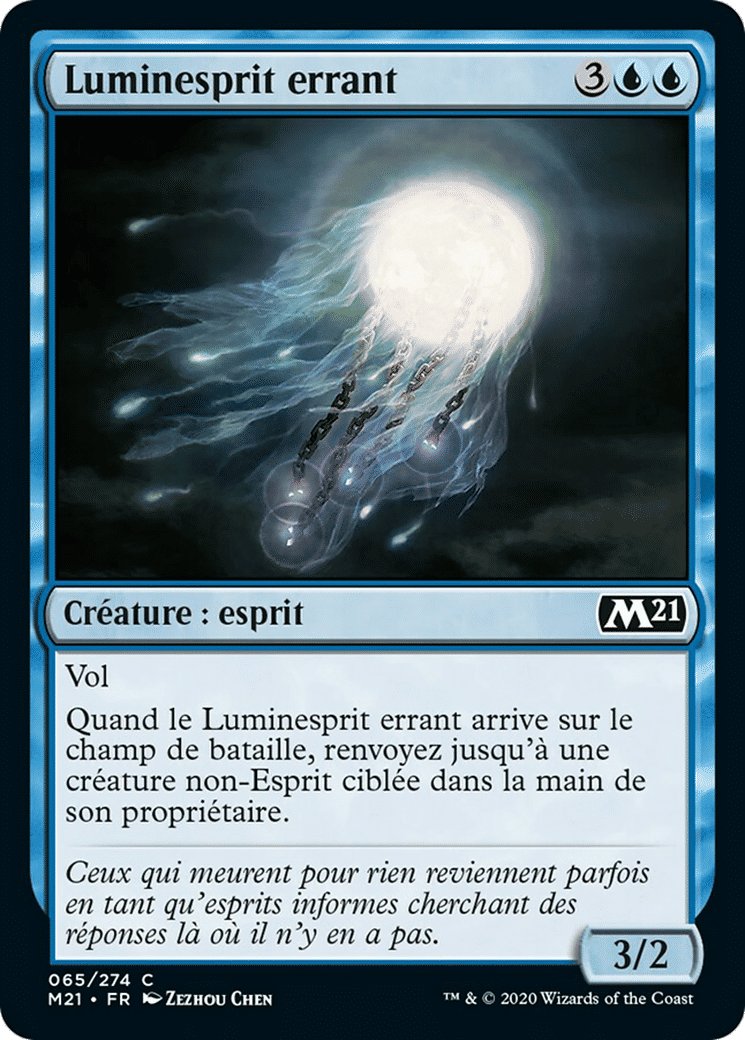 Luminesprit errant — Core Set 2021 — Magic: The Gathering