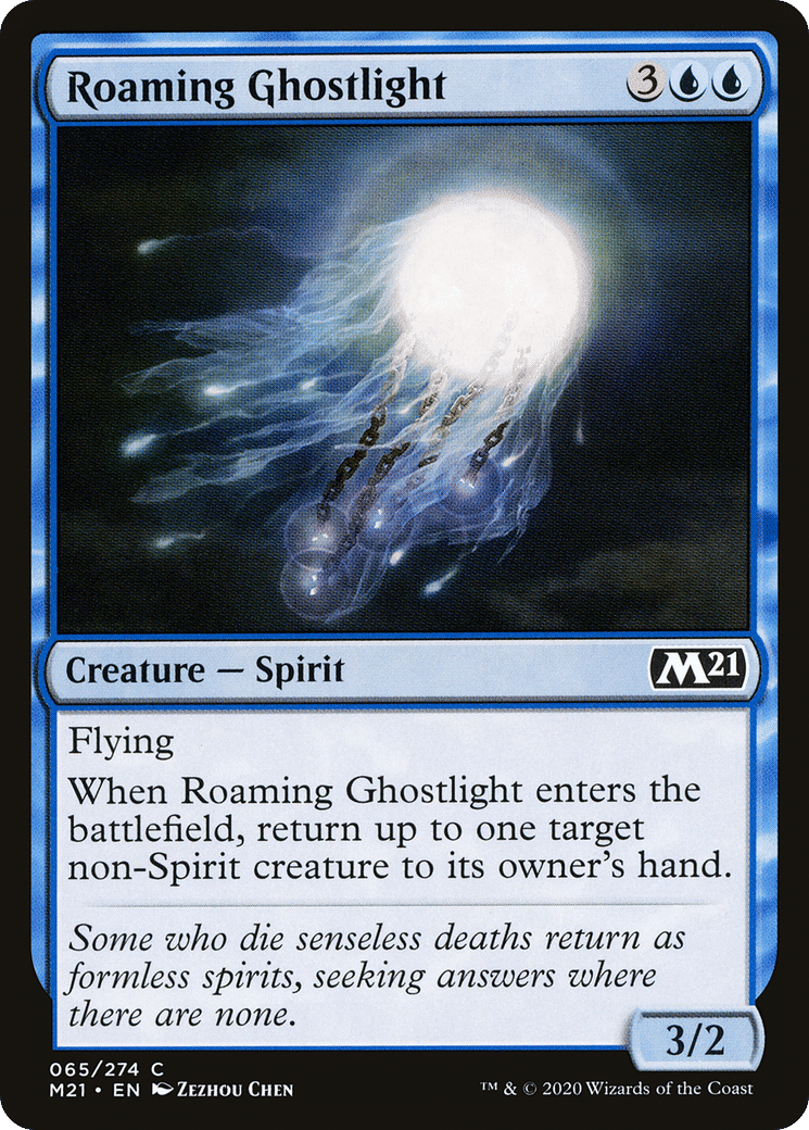 Roaming Ghostlight — Core Set 2021 — Magic: The Gathering