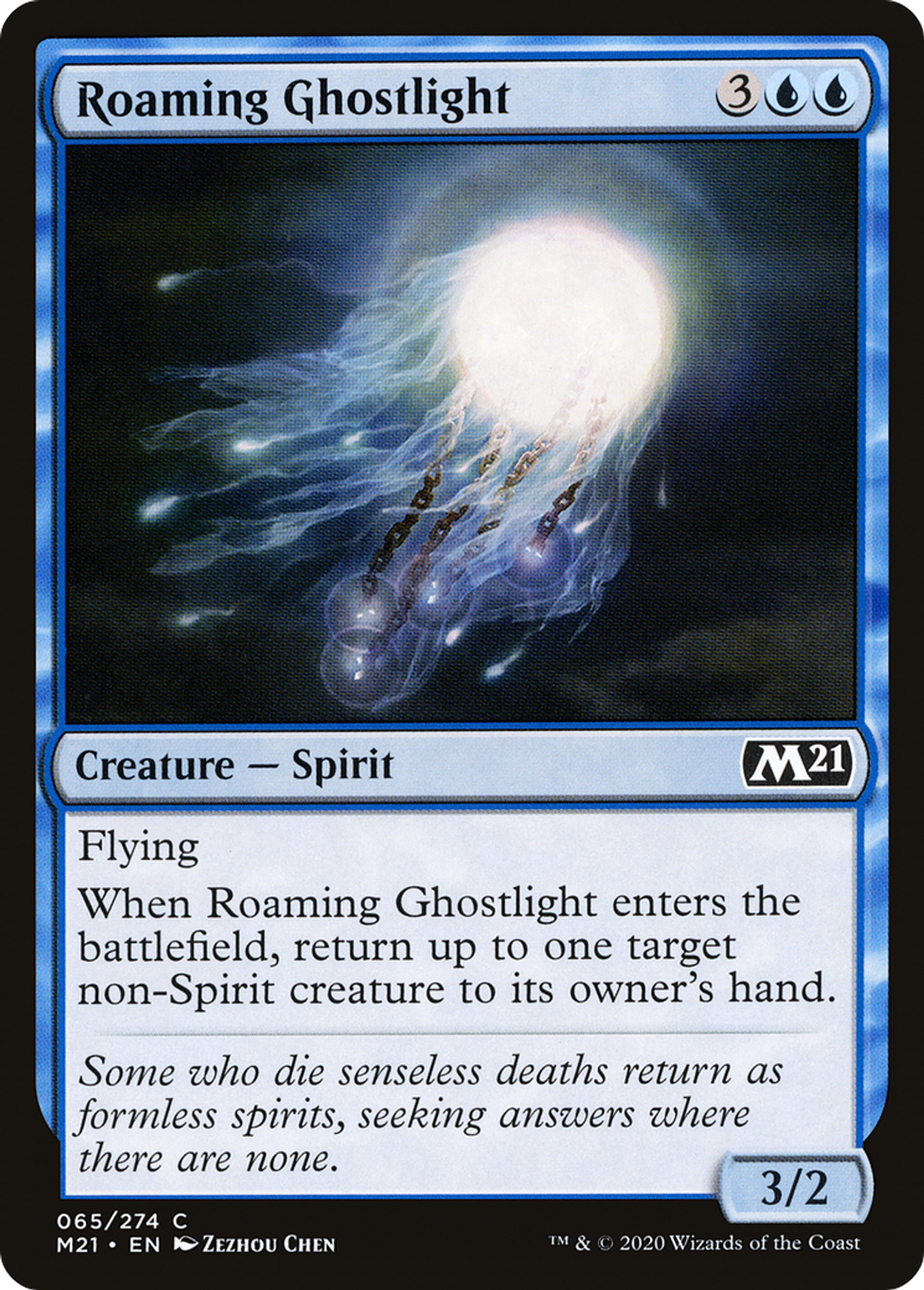 Luminesprit errant — Core Set 2021 — Magic: The Gathering