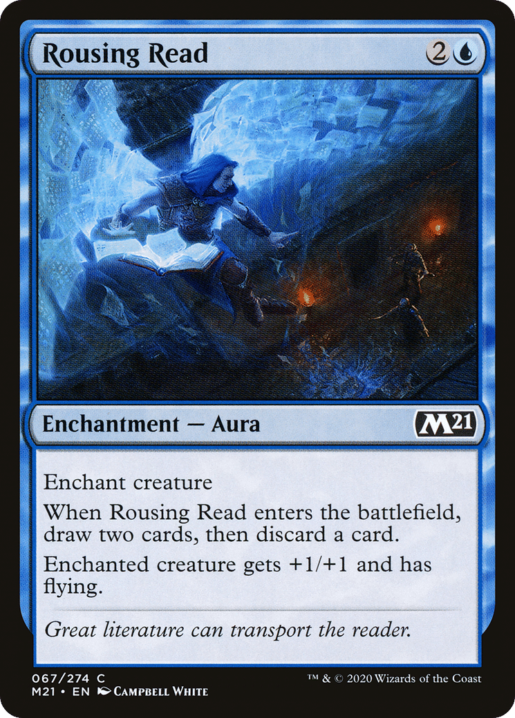 Rousing Read — Core Set 2021 — Magic: The Gathering