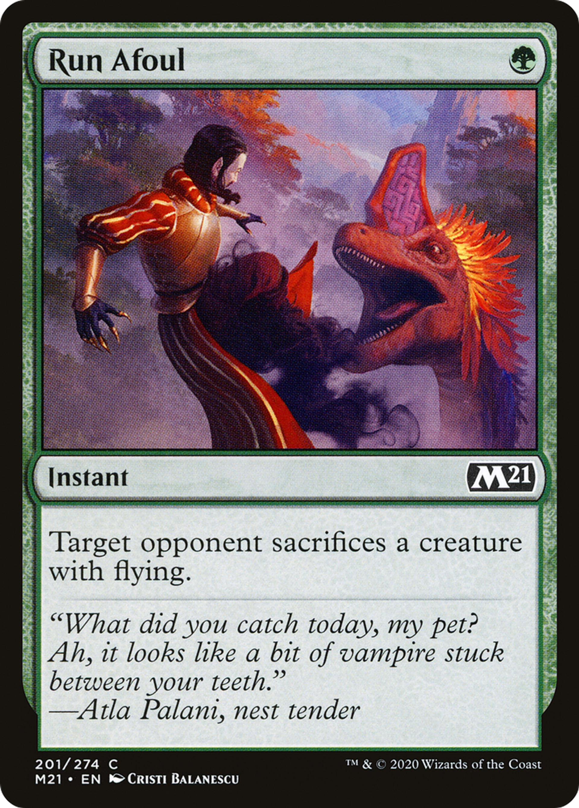 Run Afoul — Core Set 2021 — Magic: The Gathering