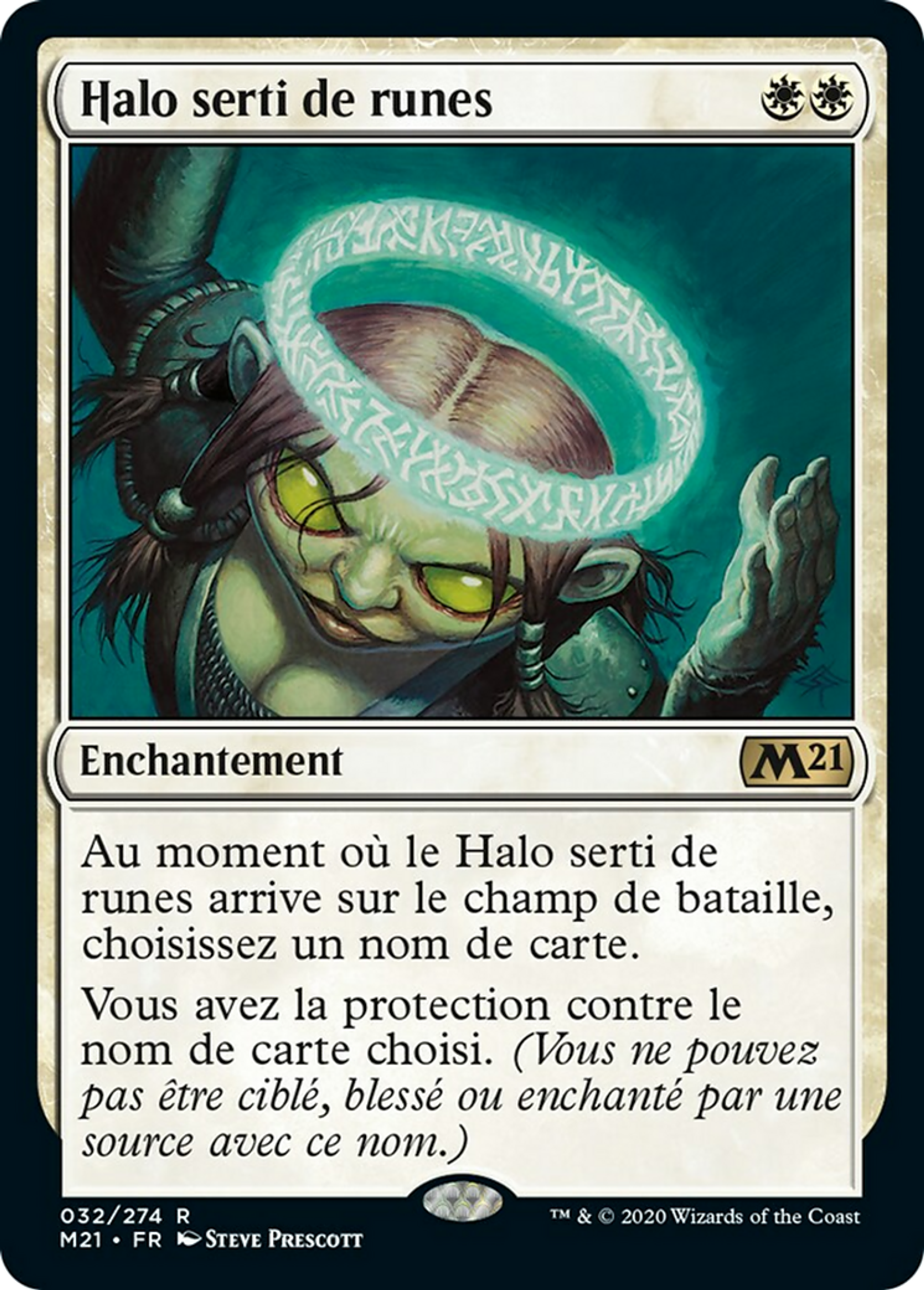 Halo serti de runes — Core Set 2021 — Magic: The Gathering