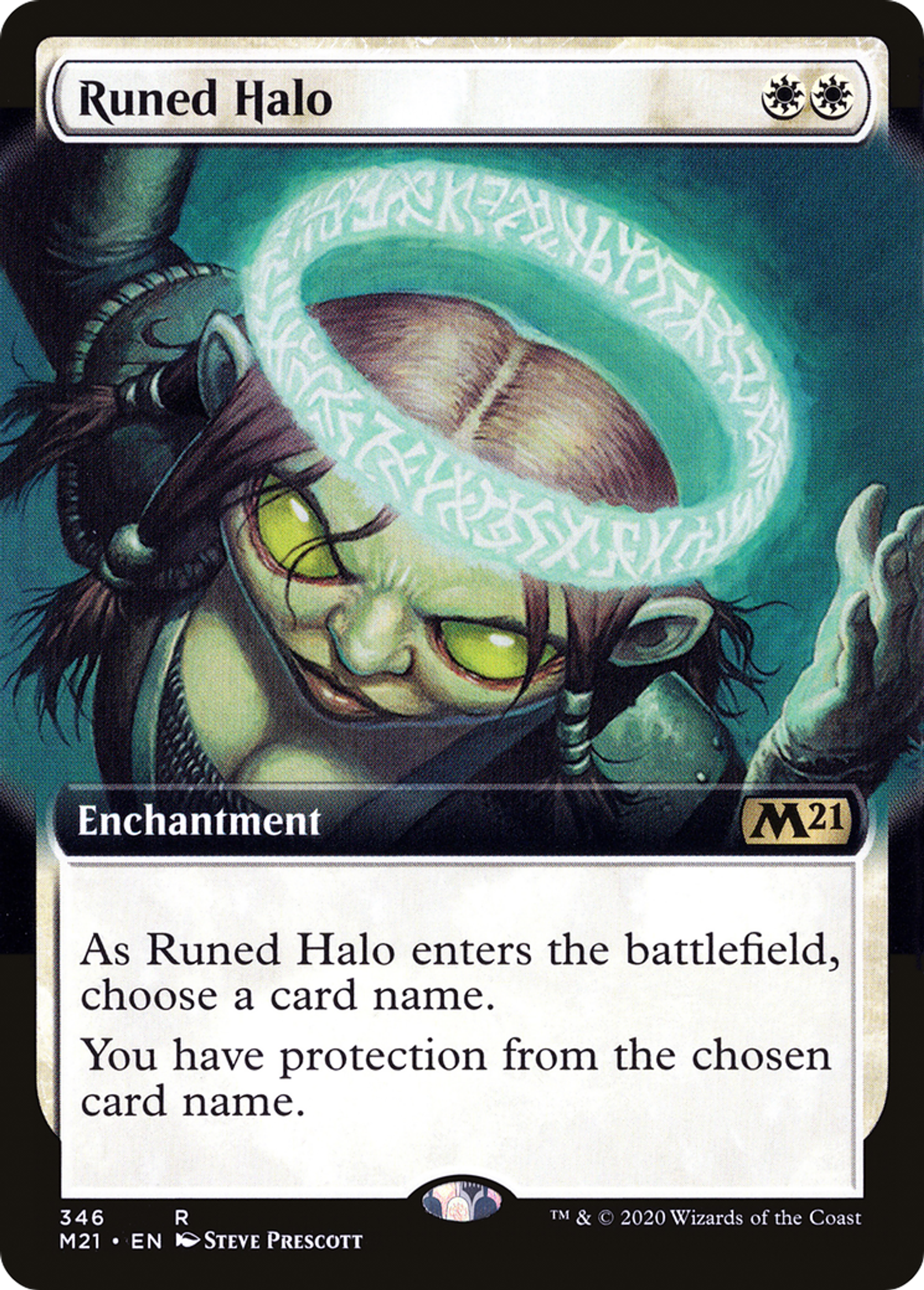 Halo serti de runes — Core Set 2021 — Magic: The Gathering