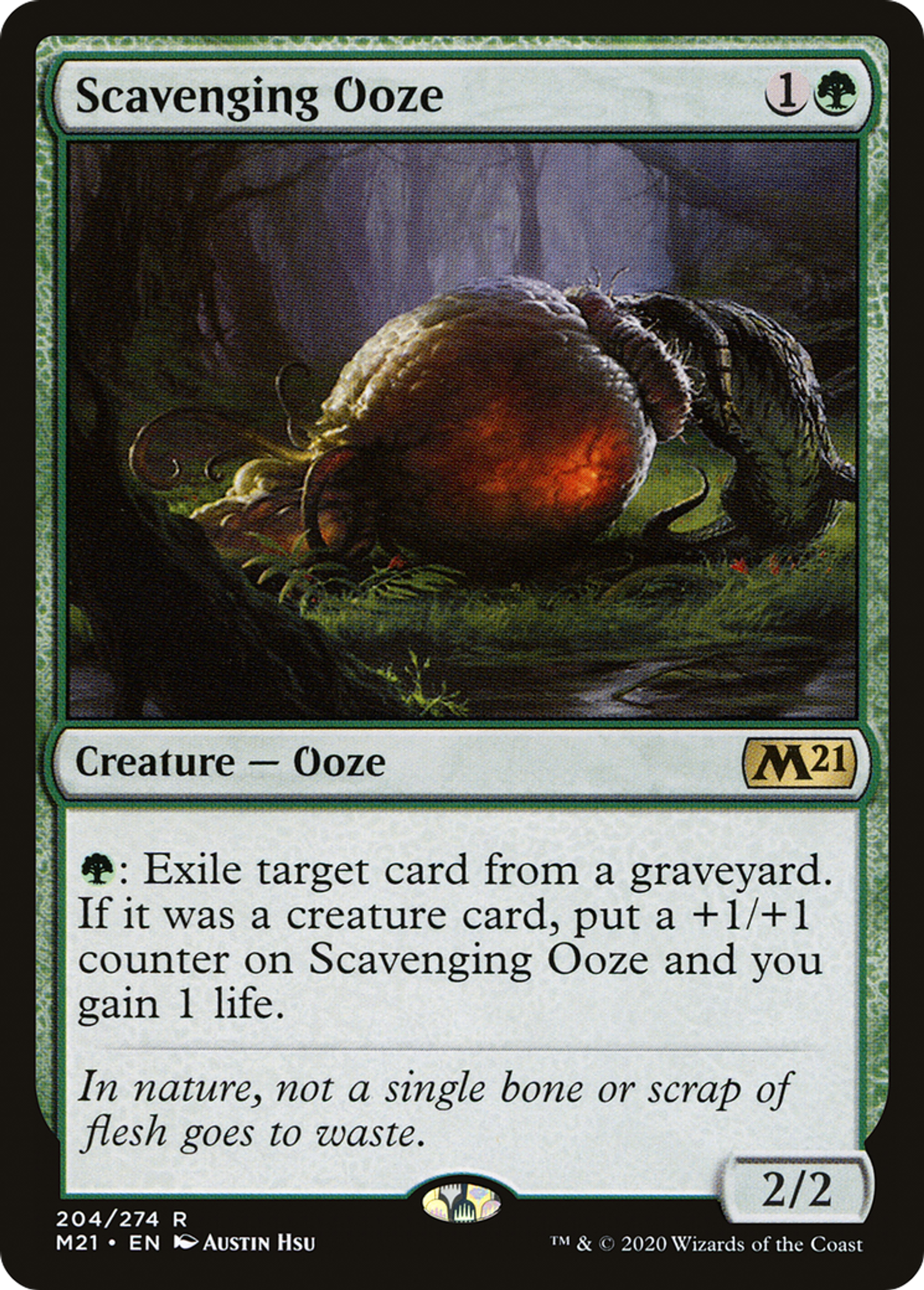 Scavenging Ooze — Core Set 2021 — Magic: The Gathering