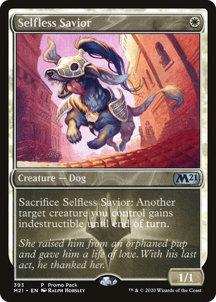 Selfless Savior — Core Set 2021 — Magic: The Gathering