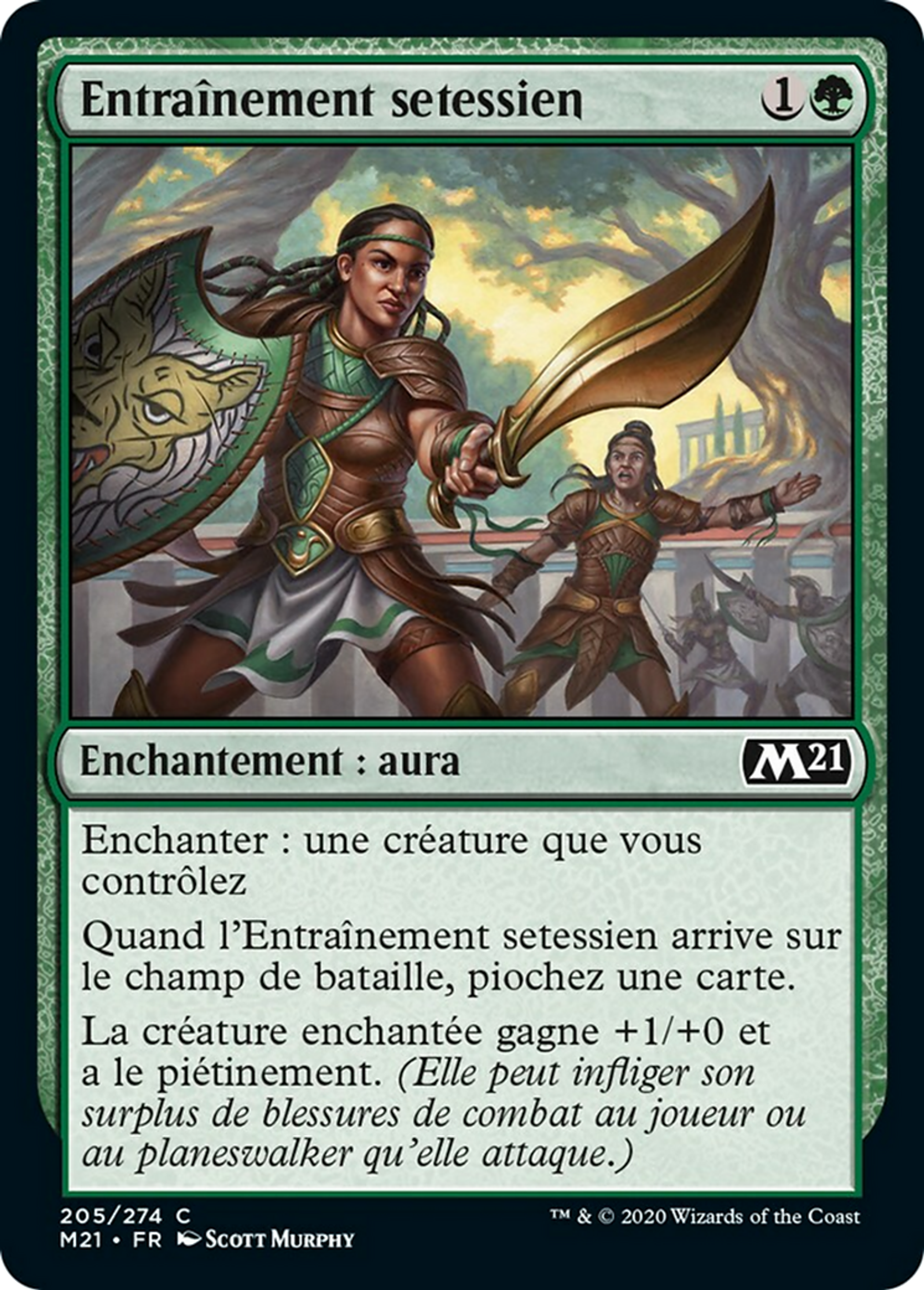Entraînement setessien — Core Set 2021 — Magic: The Gathering