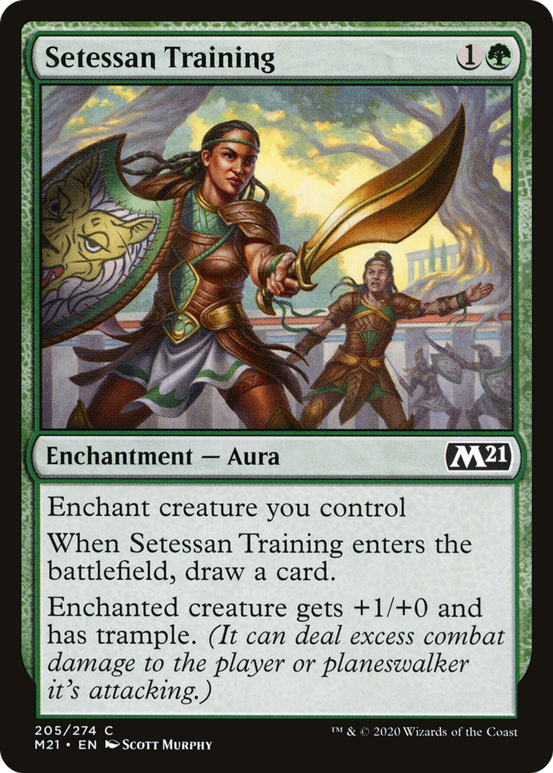 Setessan Training — Core Set 2021 — Magic: The Gathering