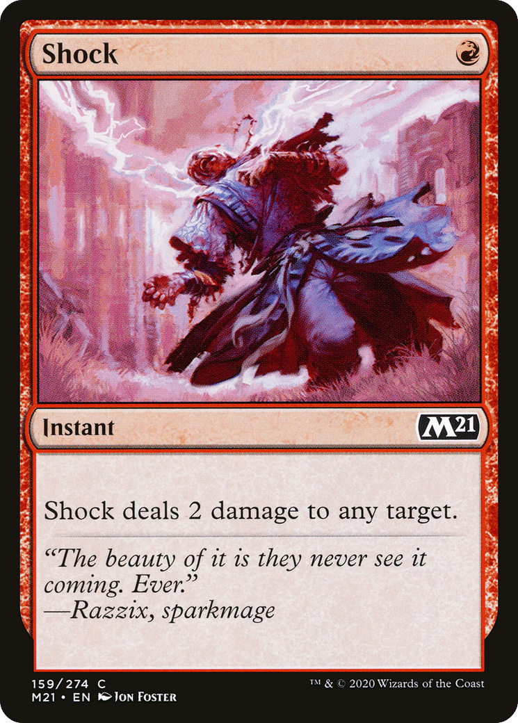 Shock — Core Set 2021 — Magic: The Gathering