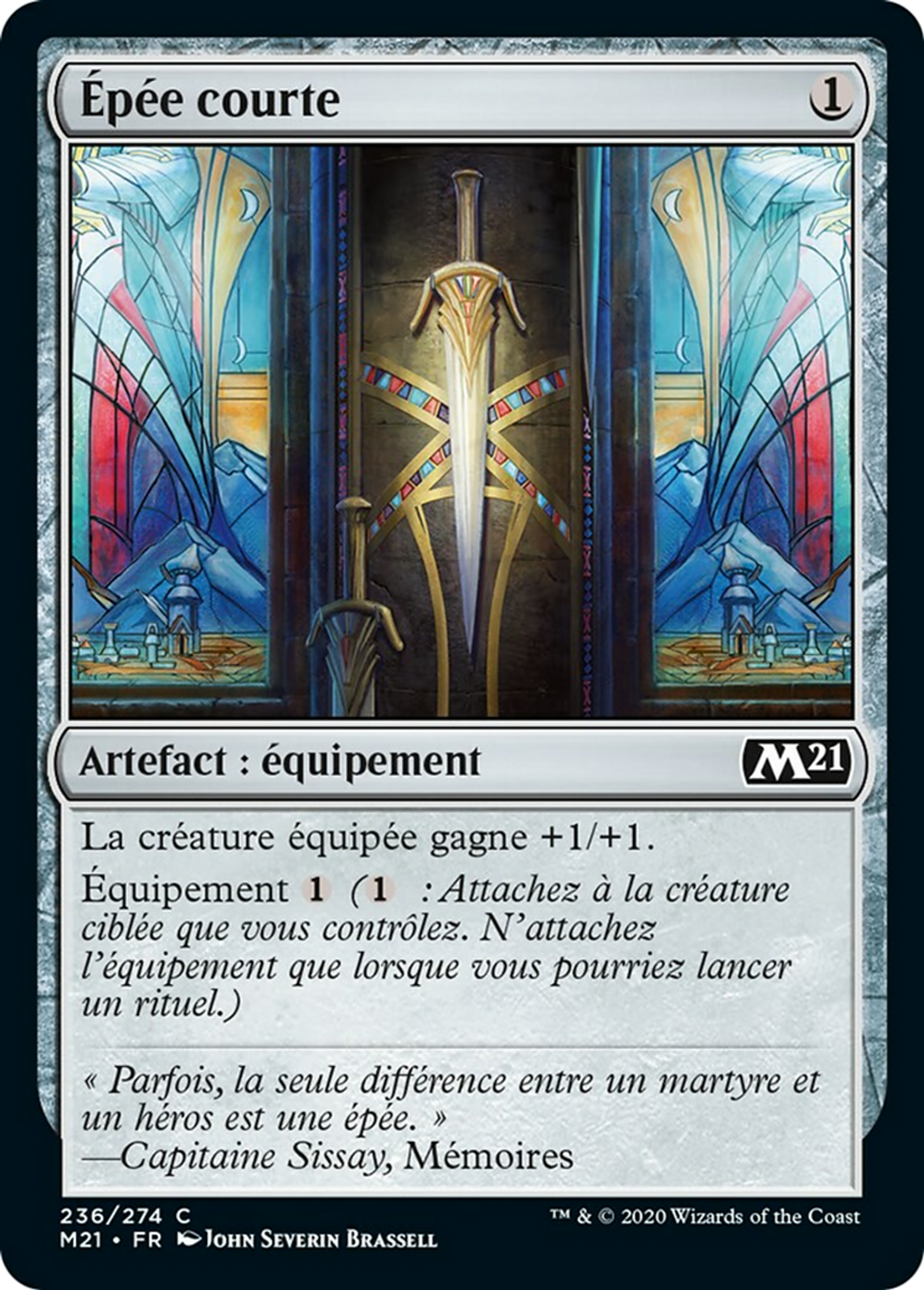 Épée courte — Core Set 2021 — Magic: The Gathering