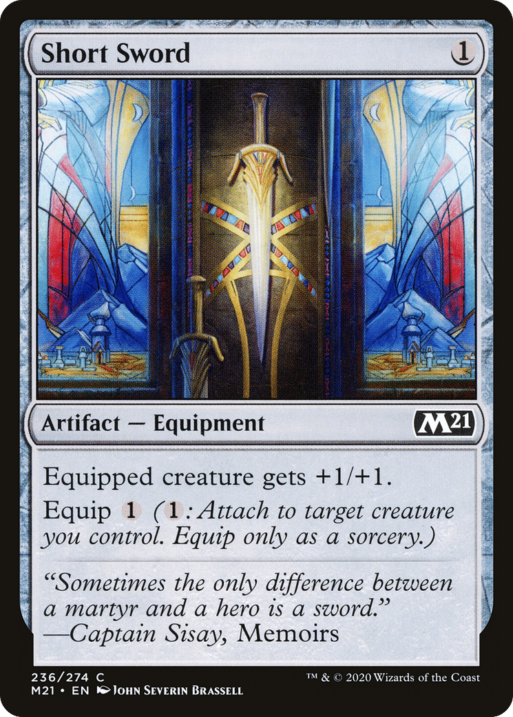 Short Sword — Core Set 2021 — Magic: The Gathering