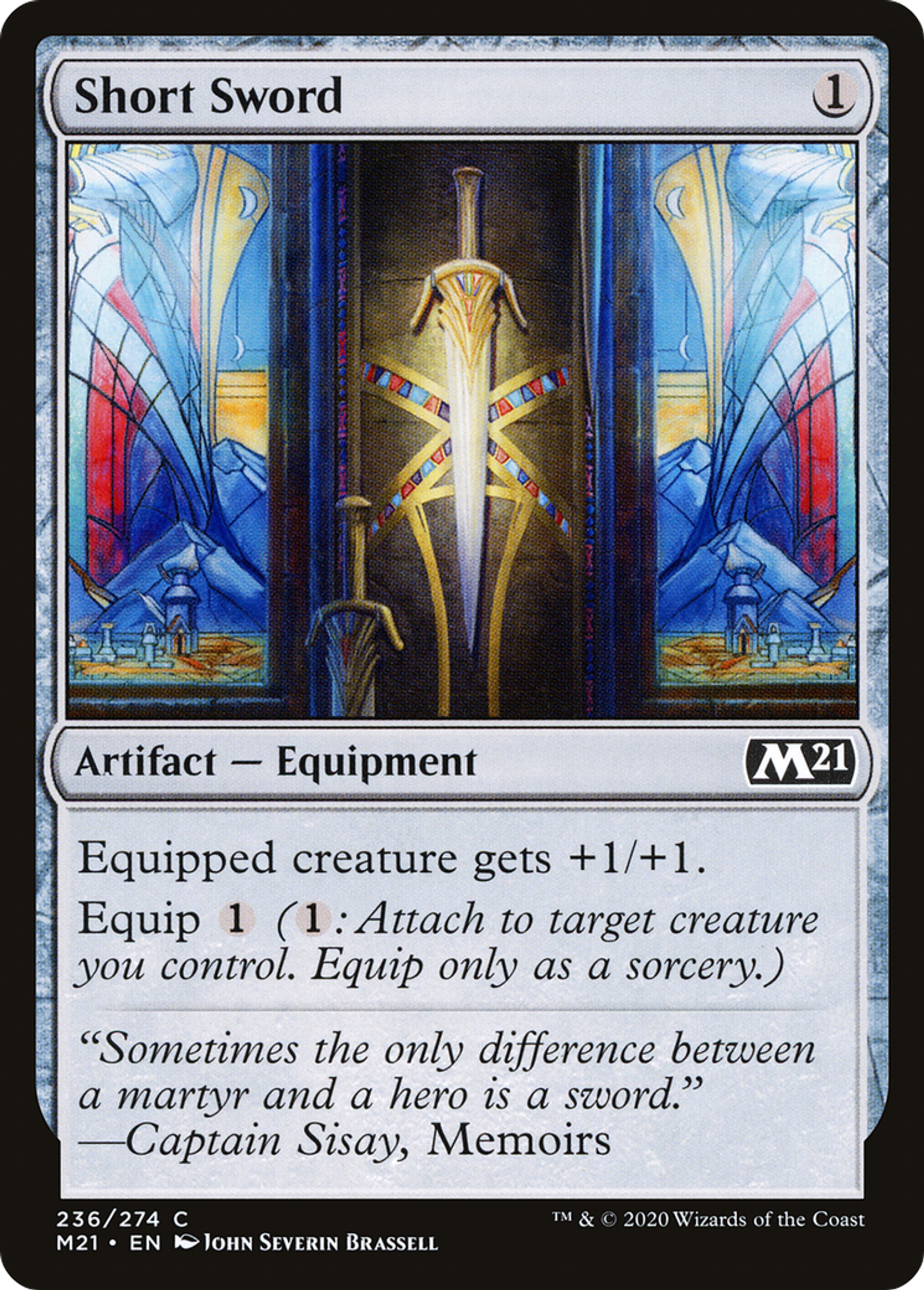 Épée courte — Core Set 2021 — Magic: The Gathering