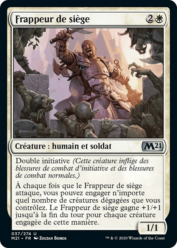 Frappeur de siège — Core Set 2021 — Magic: The Gathering