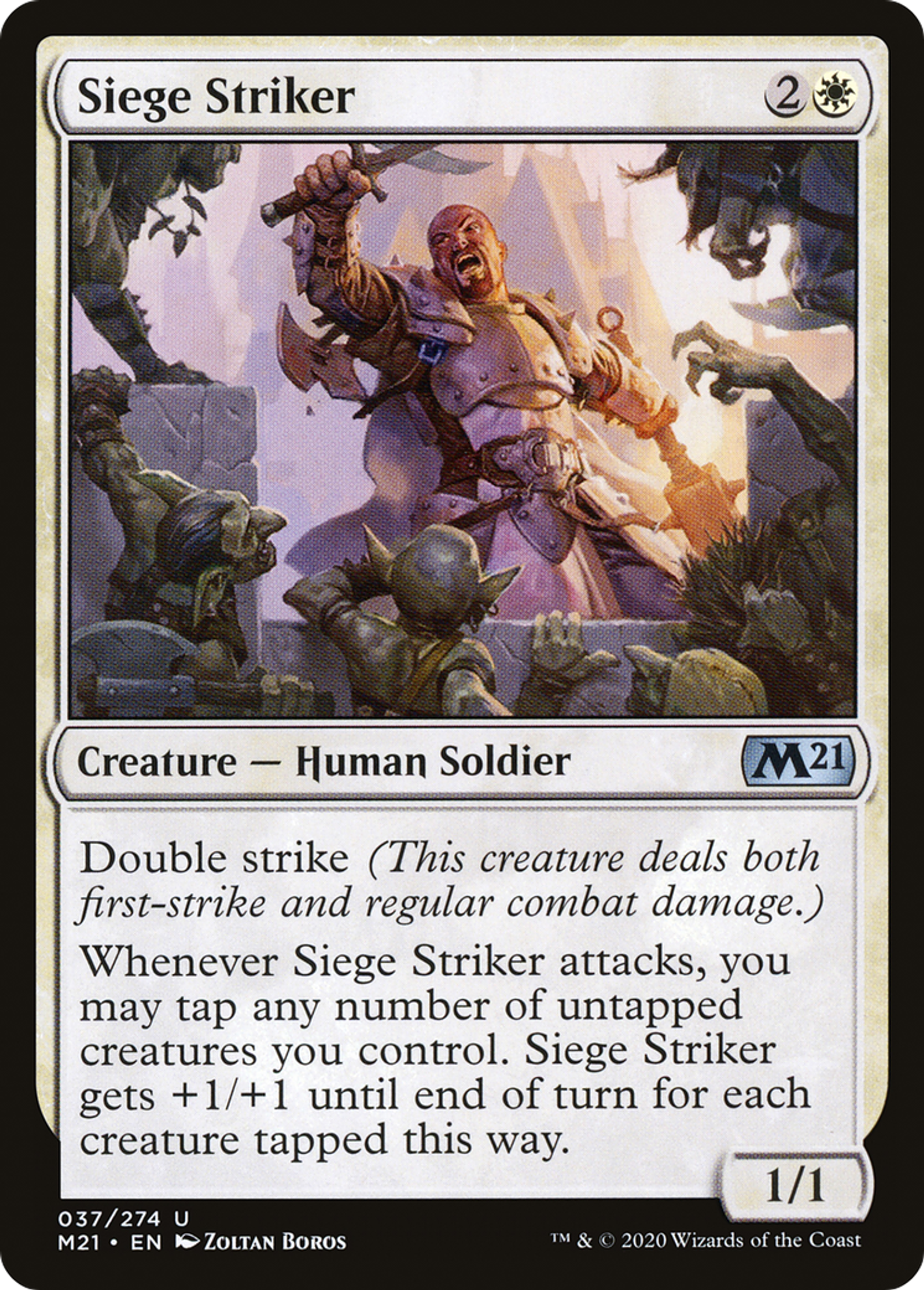 Siege Striker — Core Set 2021 — Magic: The Gathering
