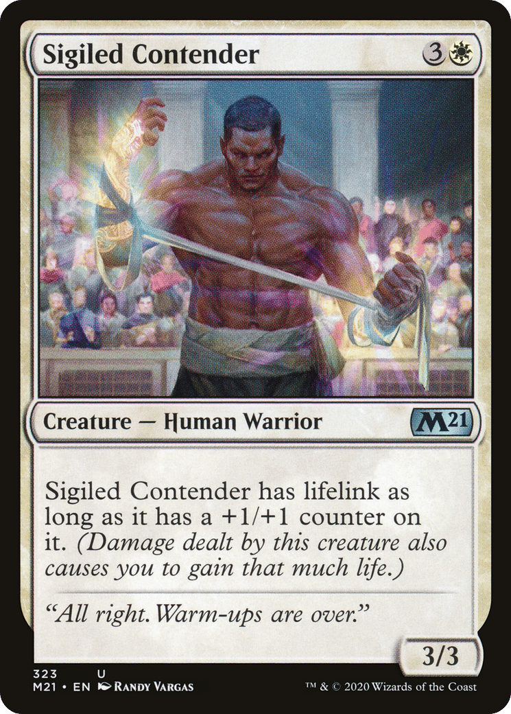 Sigiled Contender — Core Set 2021 — Magic: The Gathering