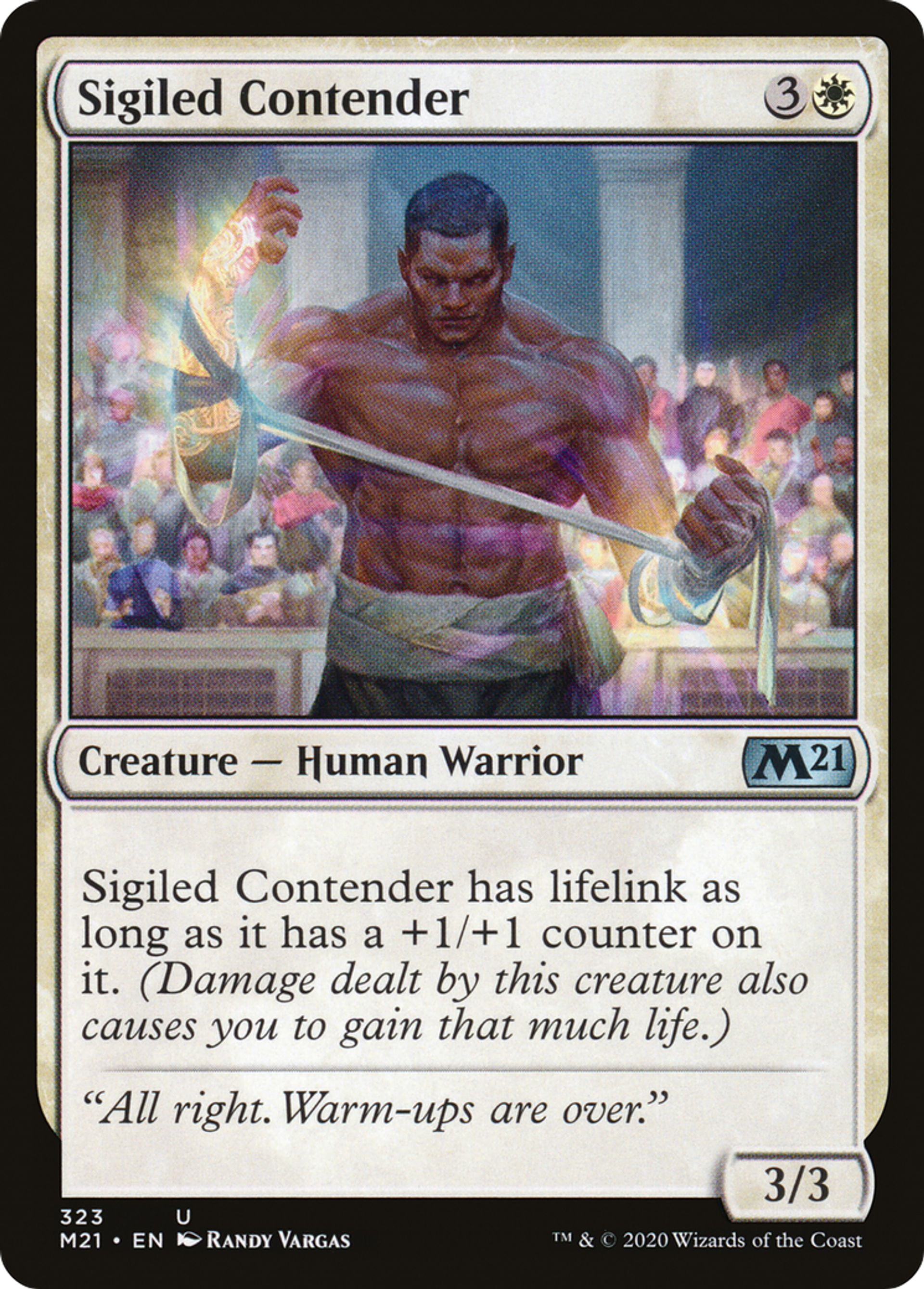 Sigiled Contender — Core Set 2021 — Magic: The Gathering