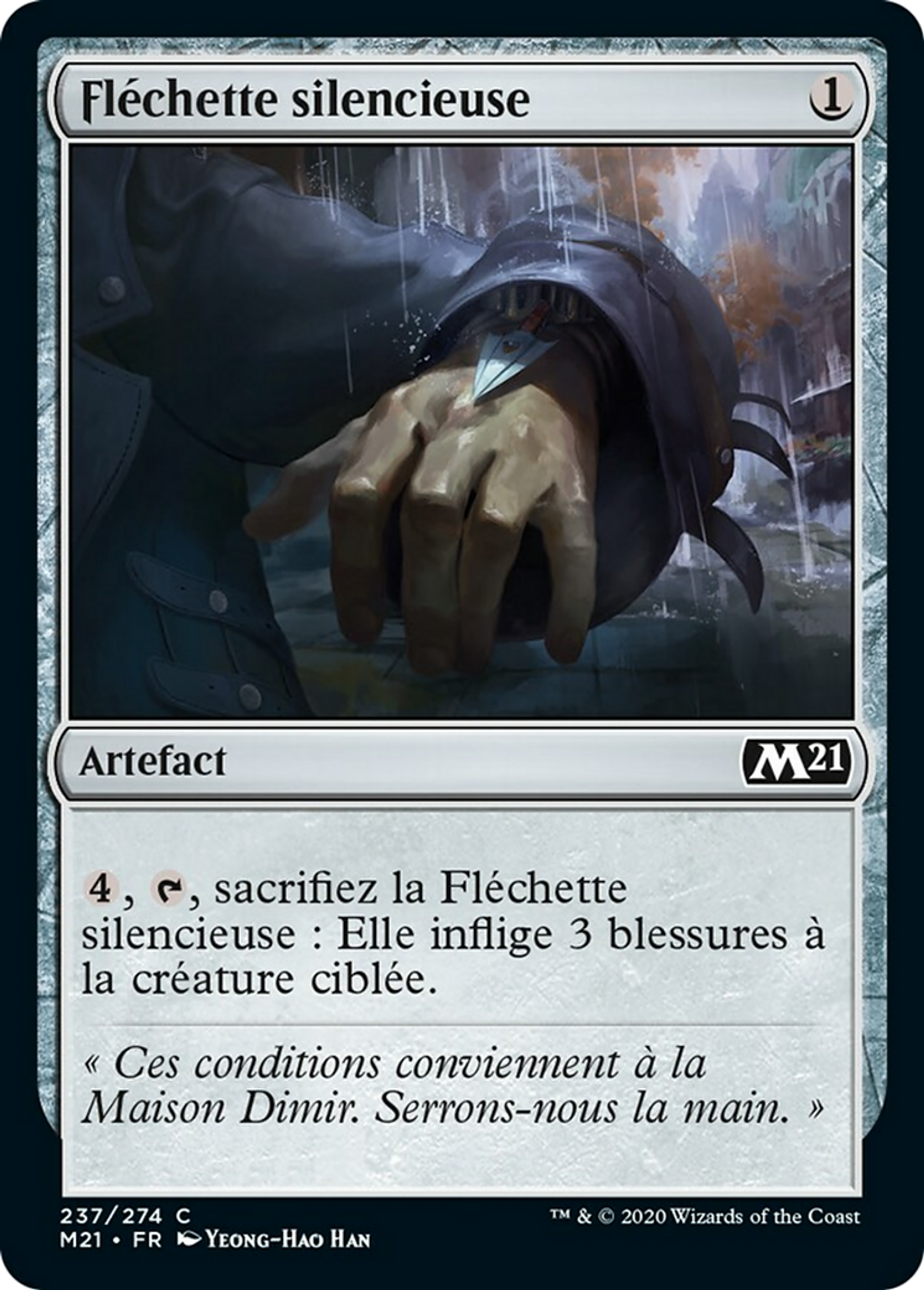 Fléchette silencieuse — Core Set 2021 — Magic: The Gathering