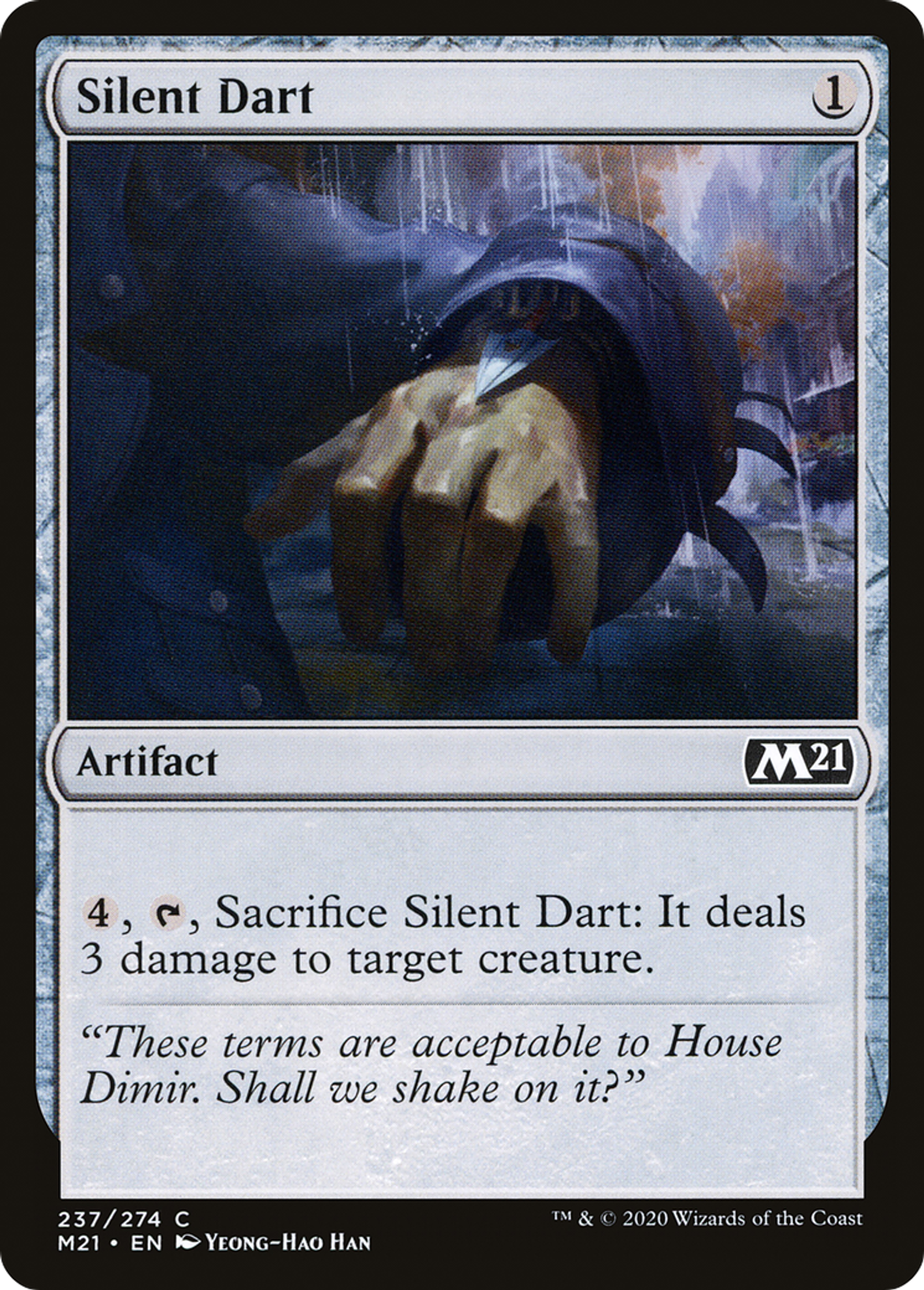 Fléchette silencieuse — Core Set 2021 — Magic: The Gathering