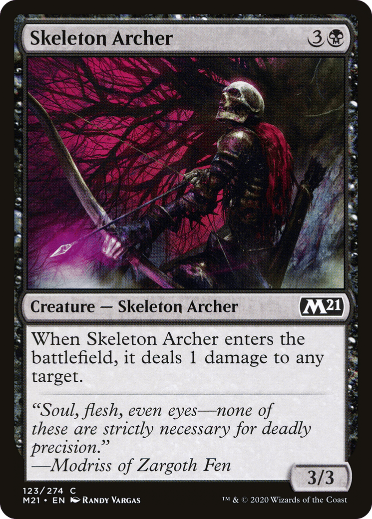 Skeleton Archer — Core Set 2021 — Magic: The Gathering