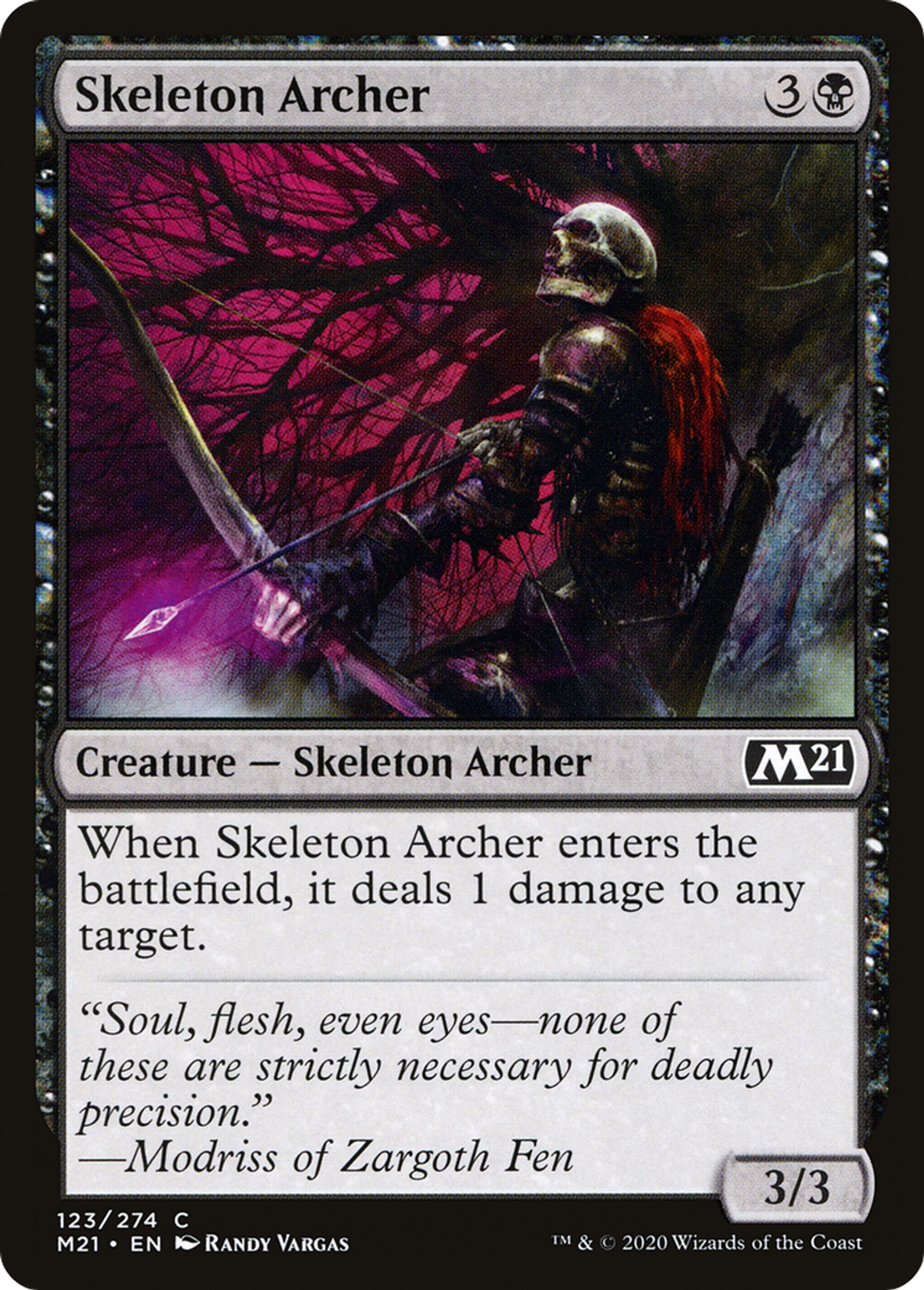 Skeleton Archer — Core Set 2021 — Magic: The Gathering