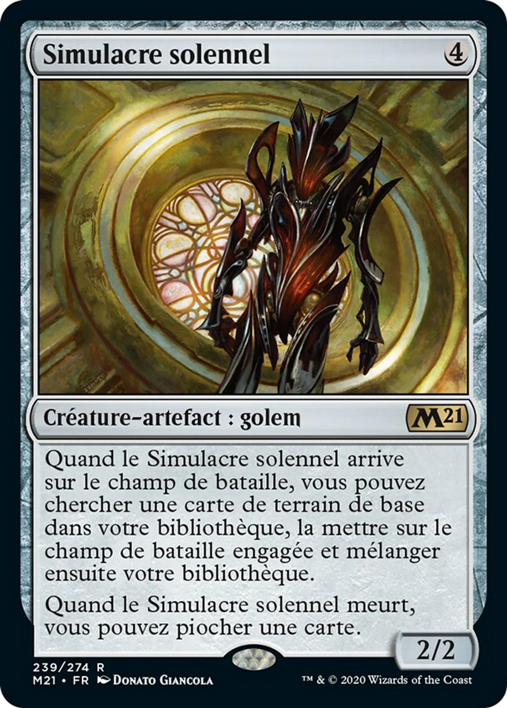 Simulacre solennel — Core Set 2021 — Magic: The Gathering