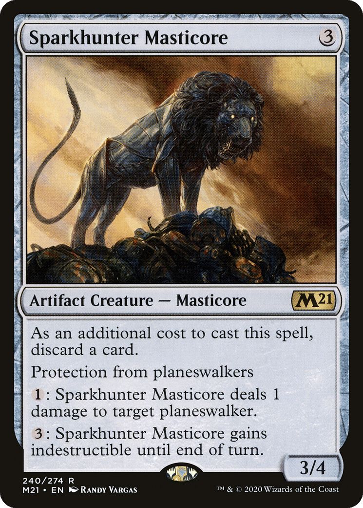 Sparkhunter Masticore — Core Set 2021 — Magic: The Gathering