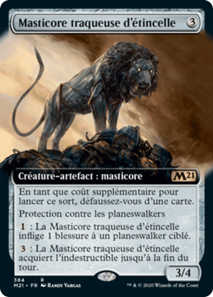 Masticore traqueuse d'étincelle — Core Set 2021 — Magic: The Gathering