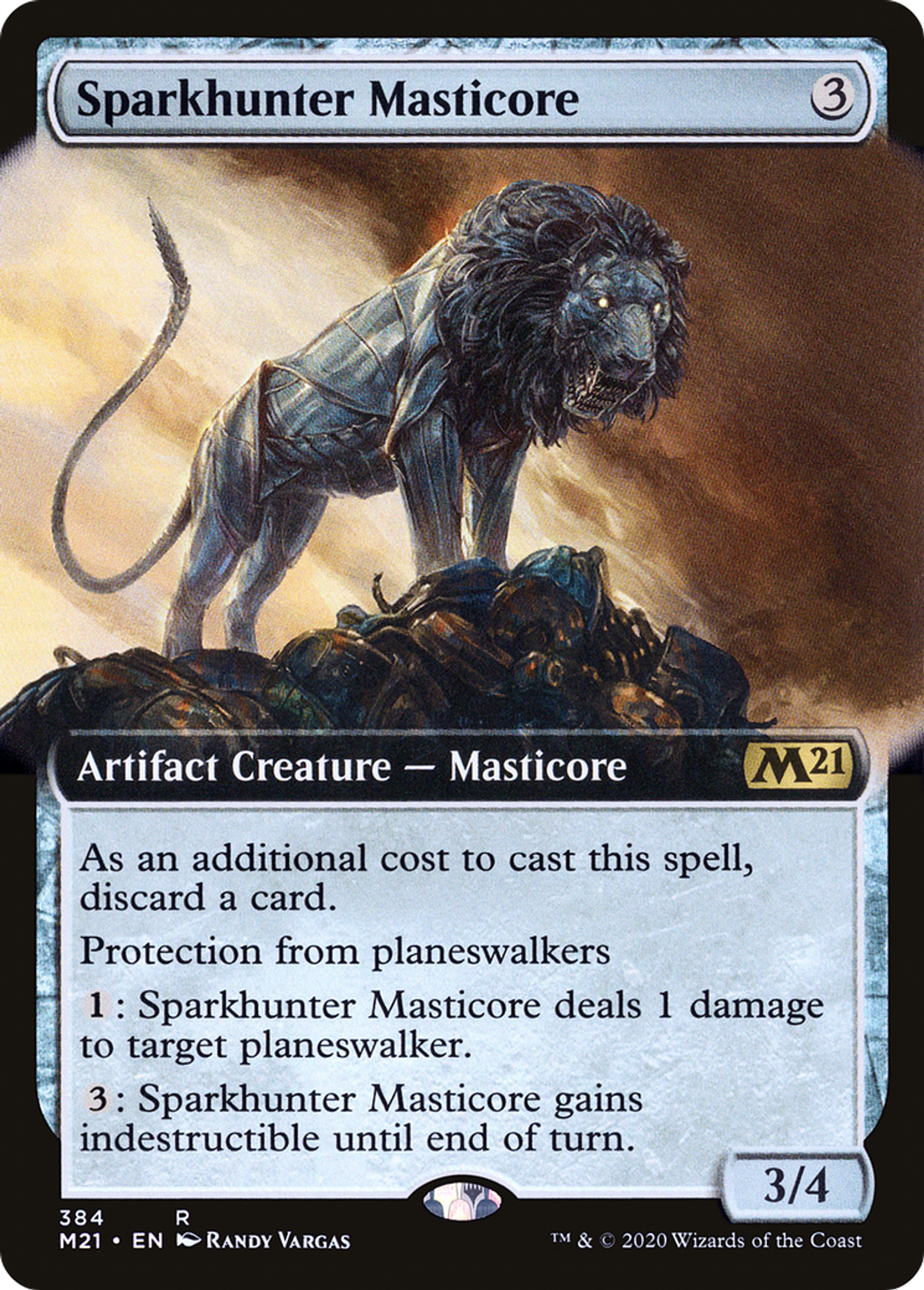 Sparkhunter Masticore — Core Set 2021 — Magic: The Gathering
