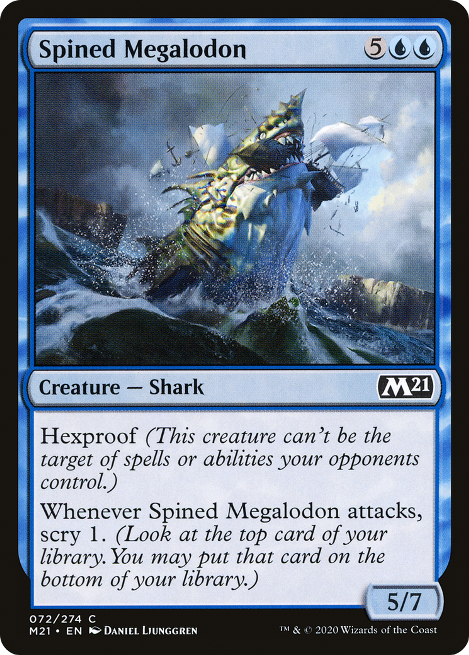Mégalodon à piquants — Core Set 2021 — Magic: The Gathering