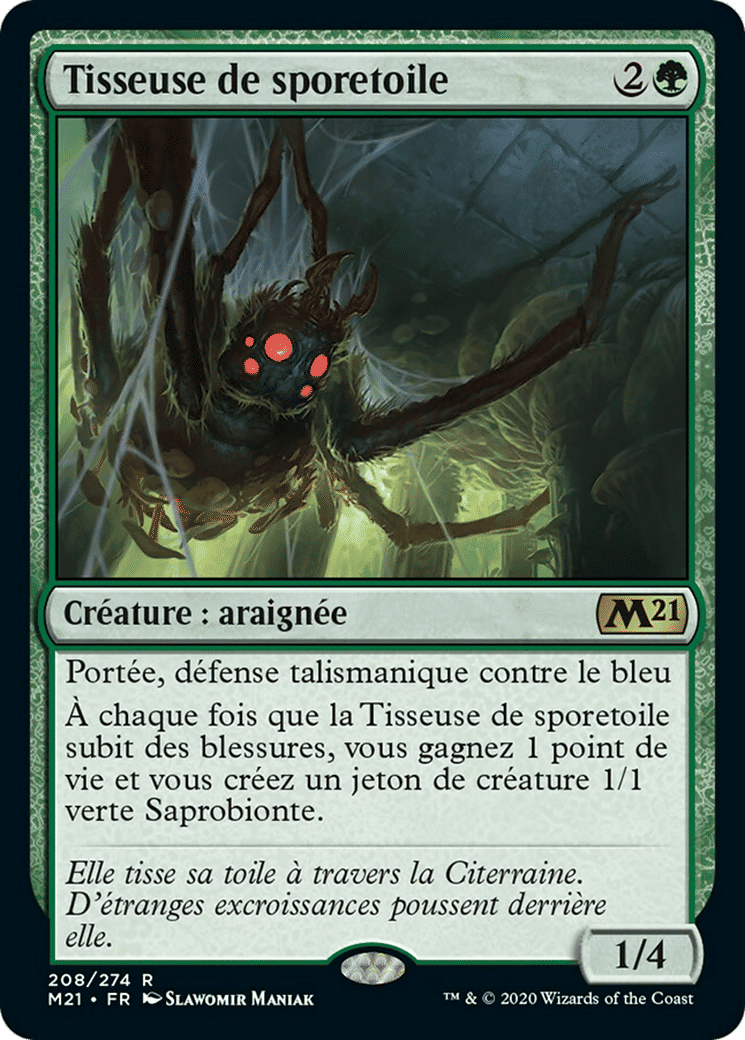 Tisseuse de sporetoile — Core Set 2021 — Magic: The Gathering