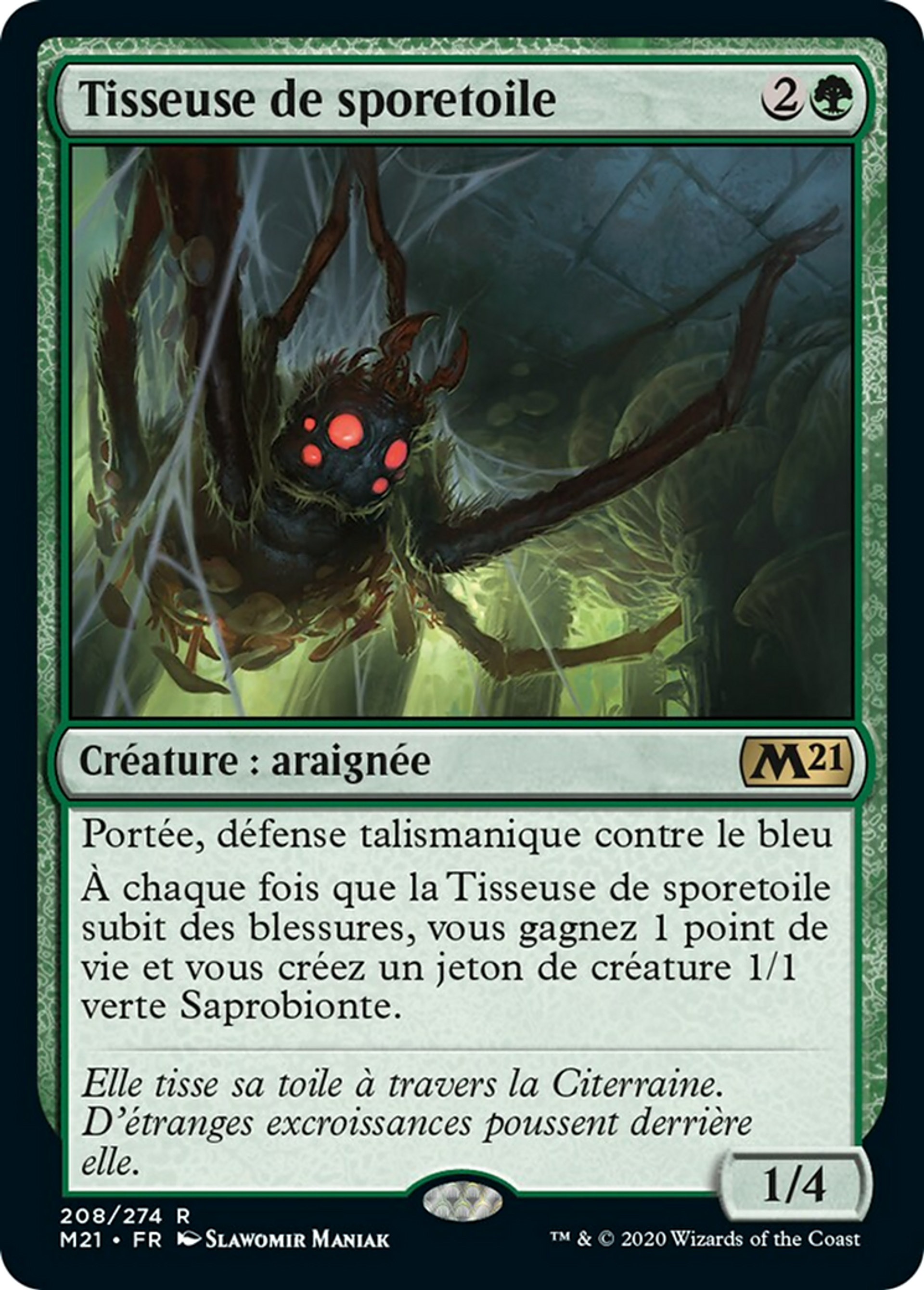 Tisseuse de sporetoile — Core Set 2021 — Magic: The Gathering