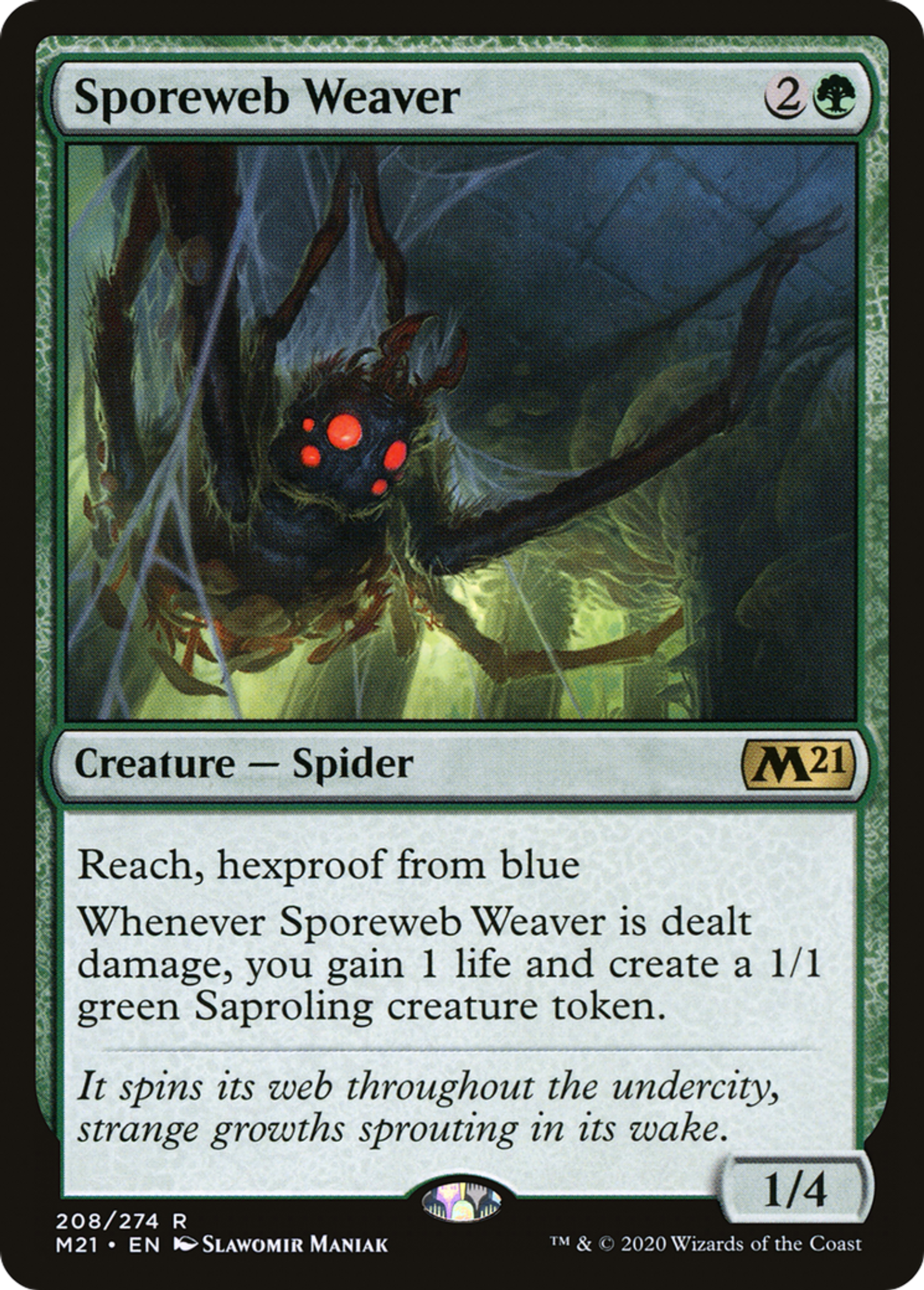 Tisseuse de sporetoile — Core Set 2021 — Magic: The Gathering